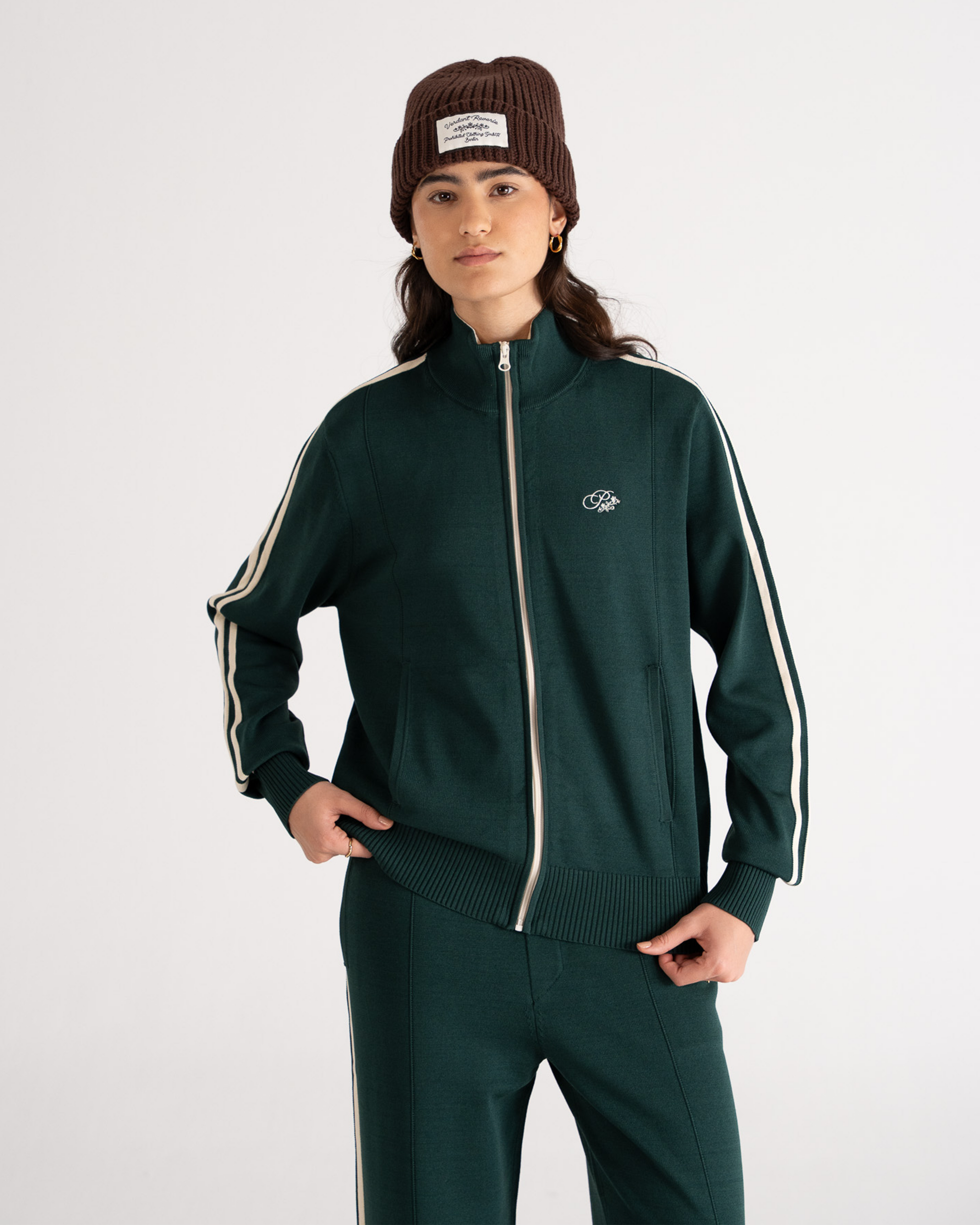 Trail Knitted Trackjacket Green