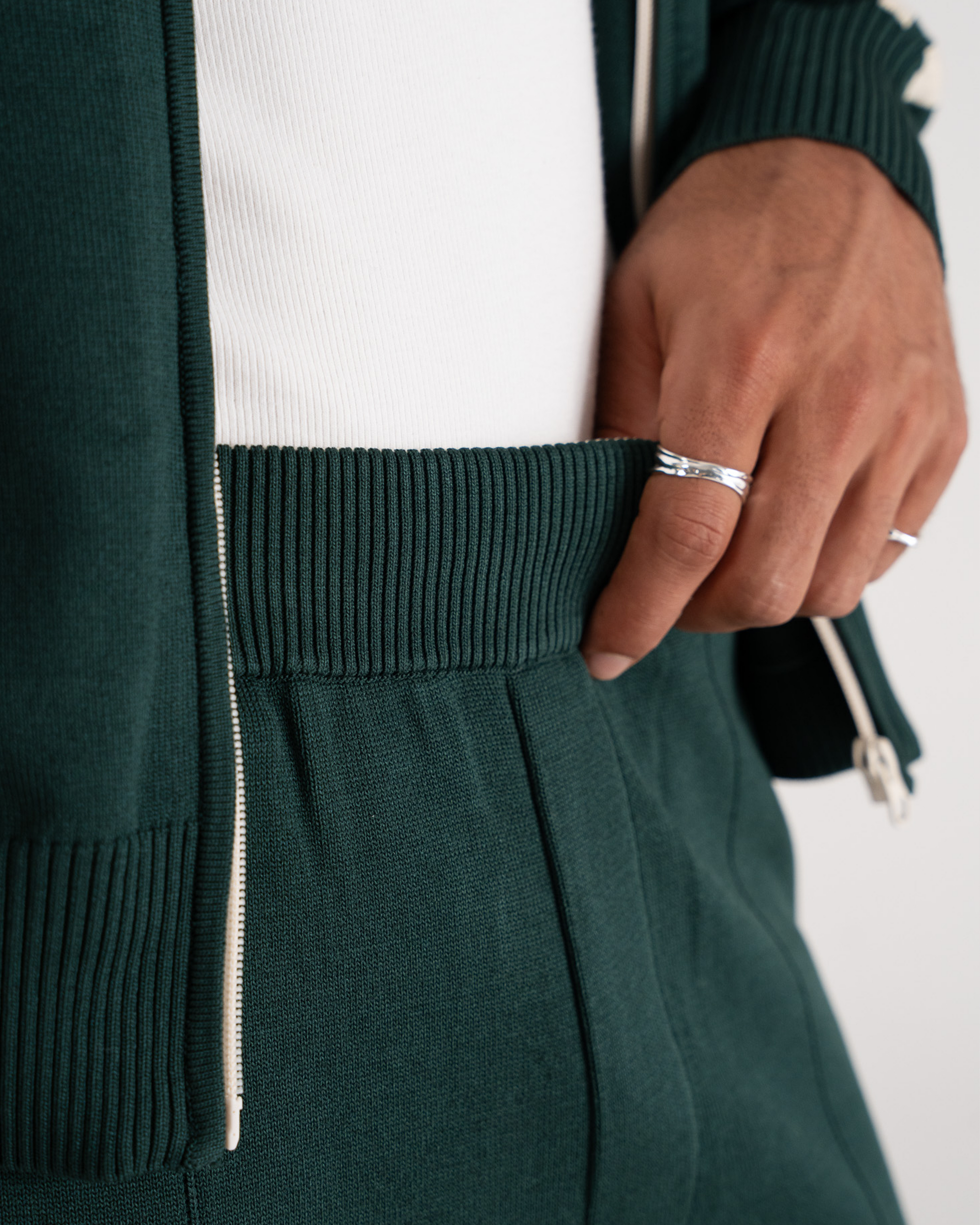 Trail Knitted Trackpants Green