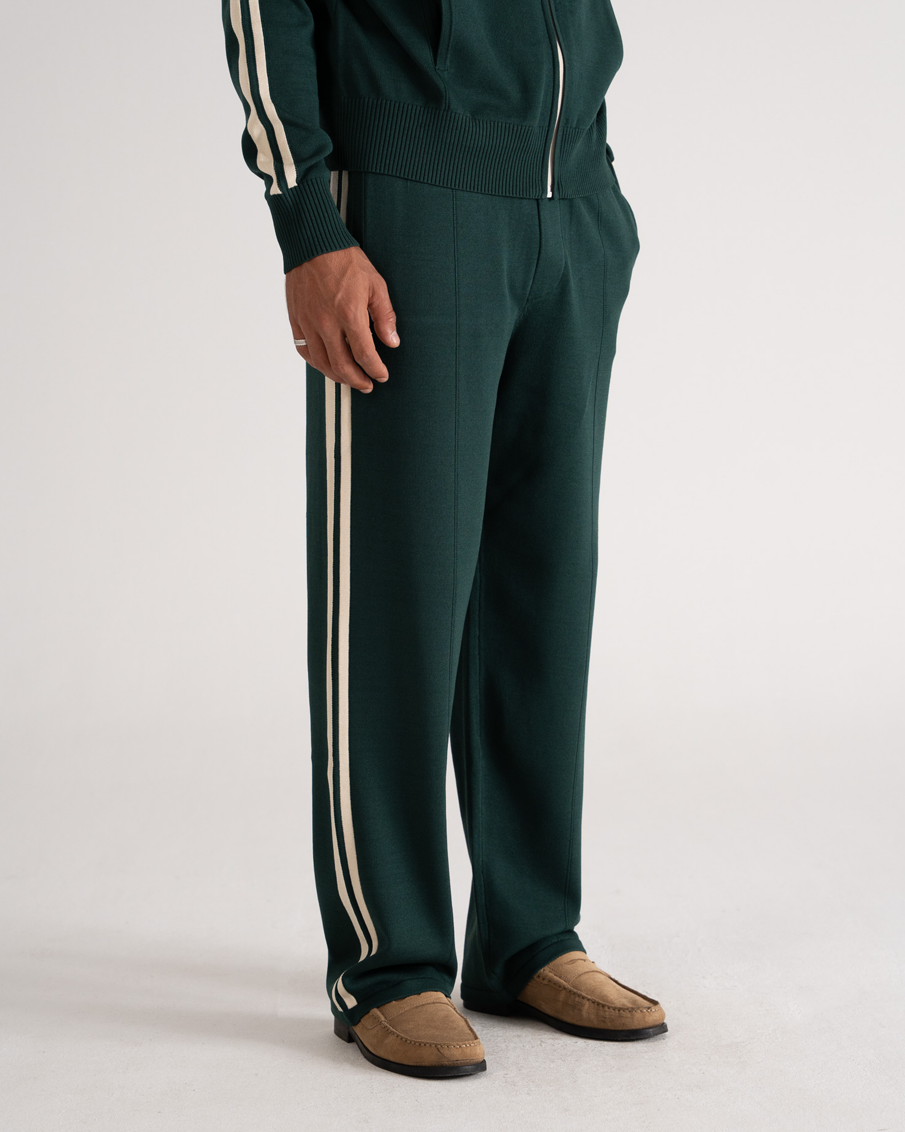 Trail Knitted Trackpants Green