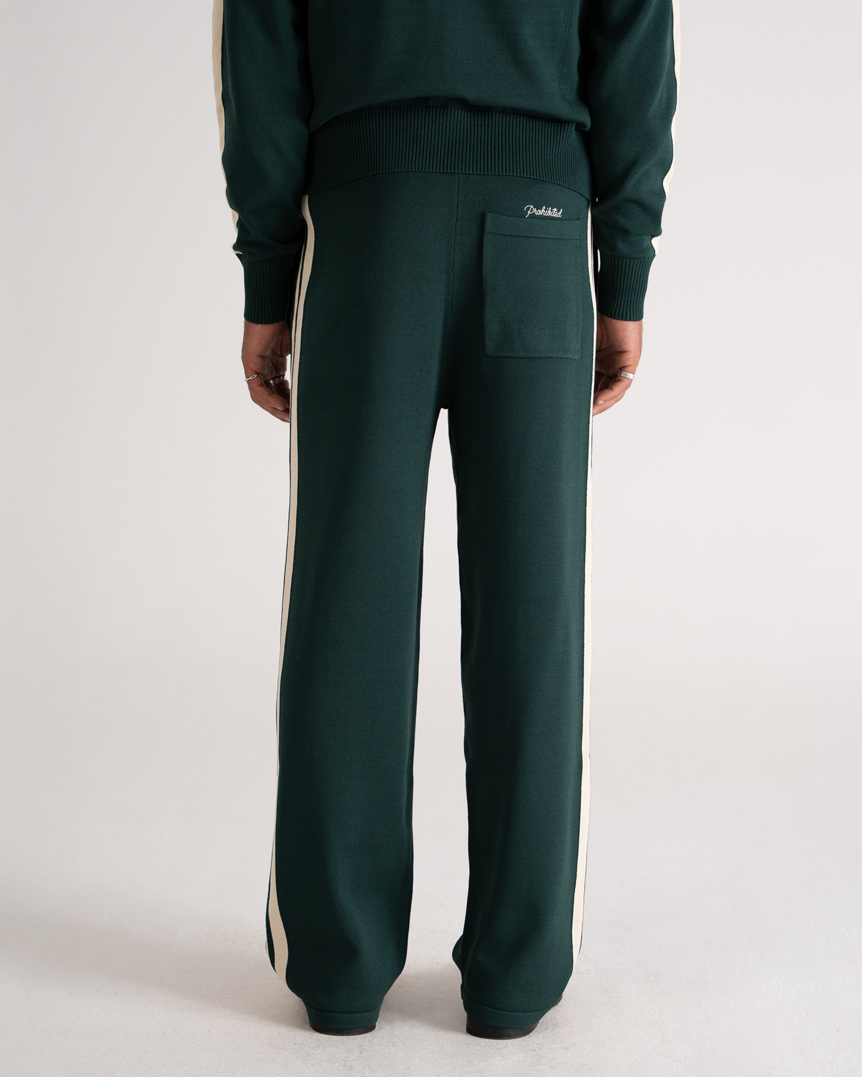Trail Knitted Trackpants Green