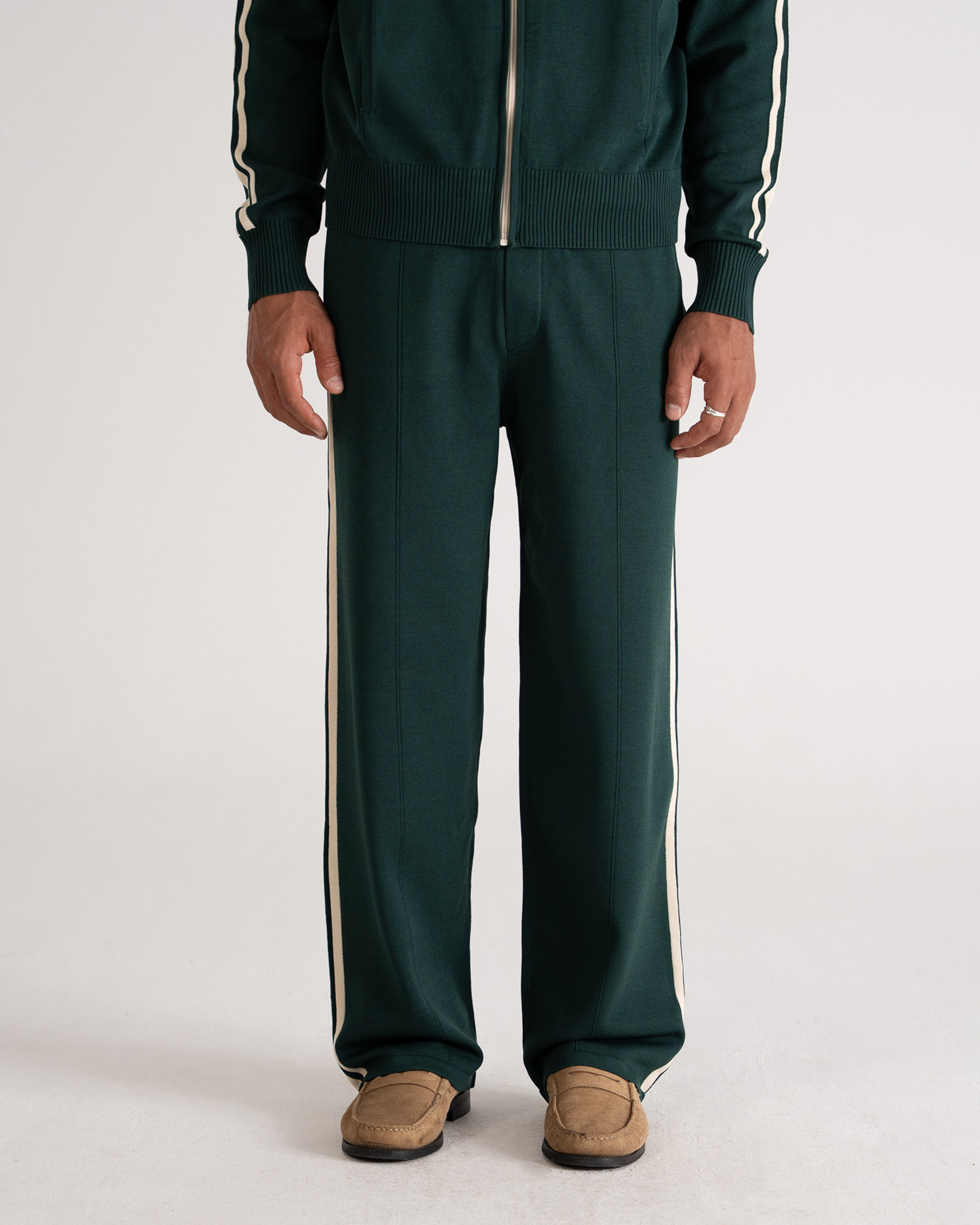 Trail Knitted Trackpants Green