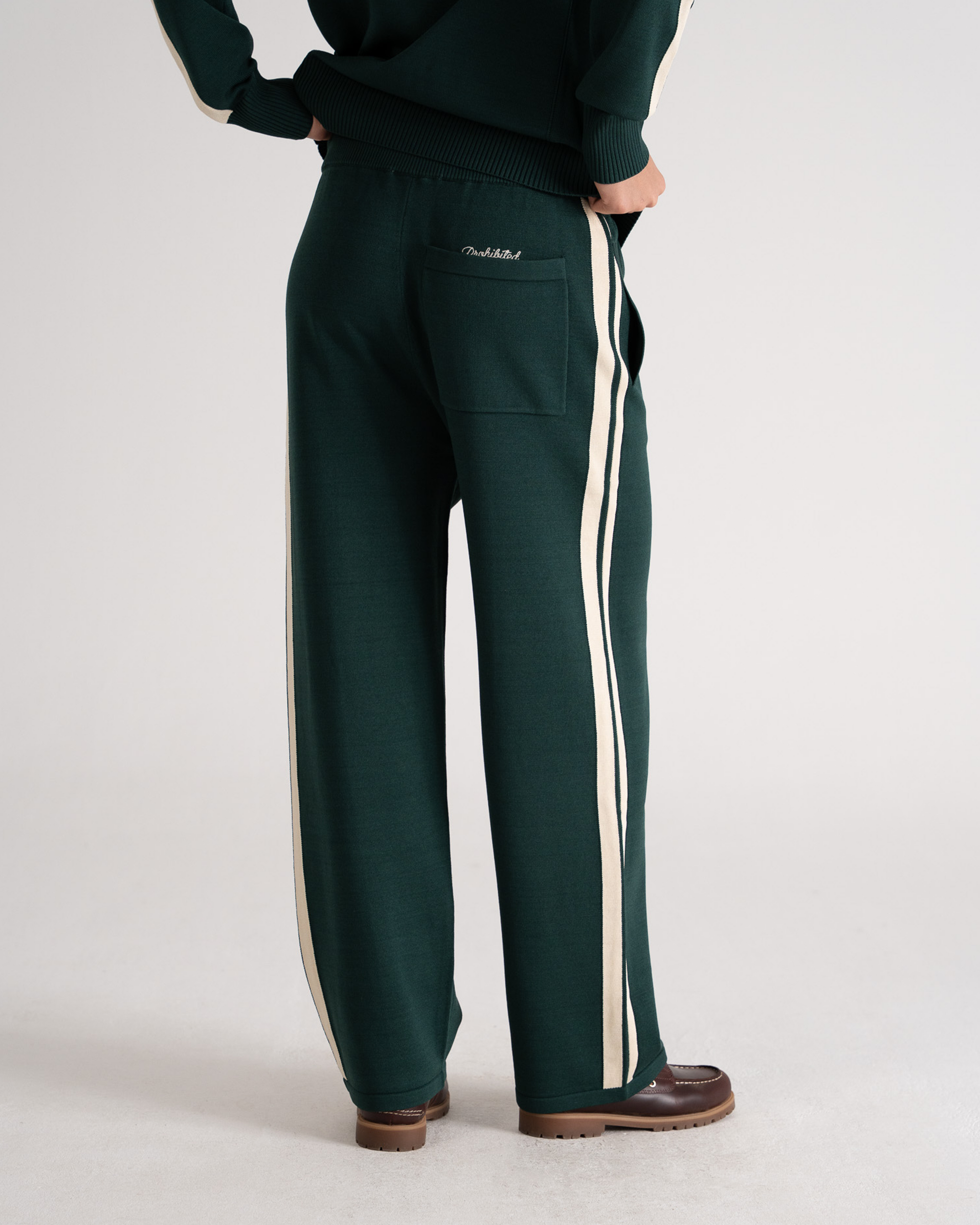 Trail Knitted Trackpants Green