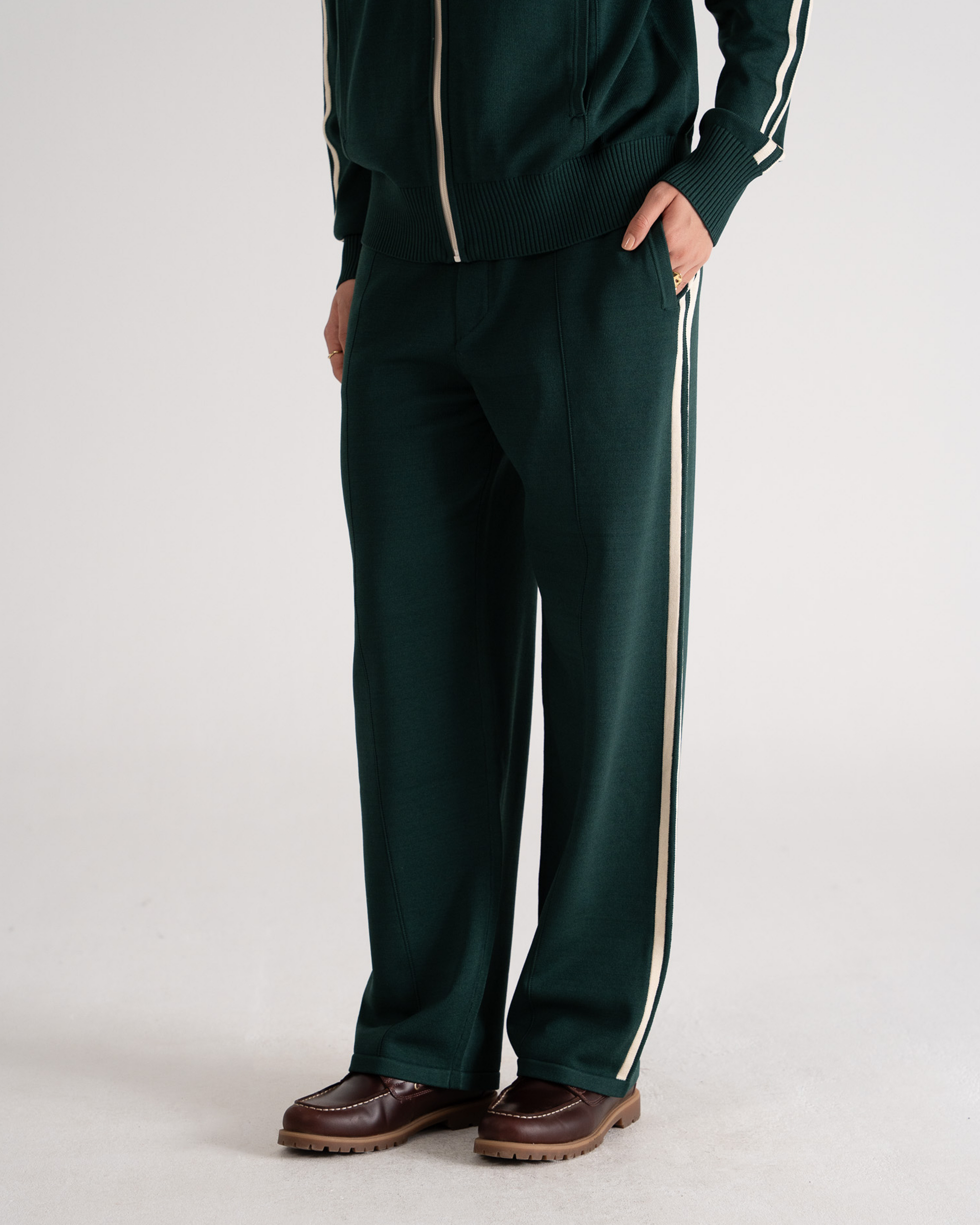Trail Knitted Trackpants Green