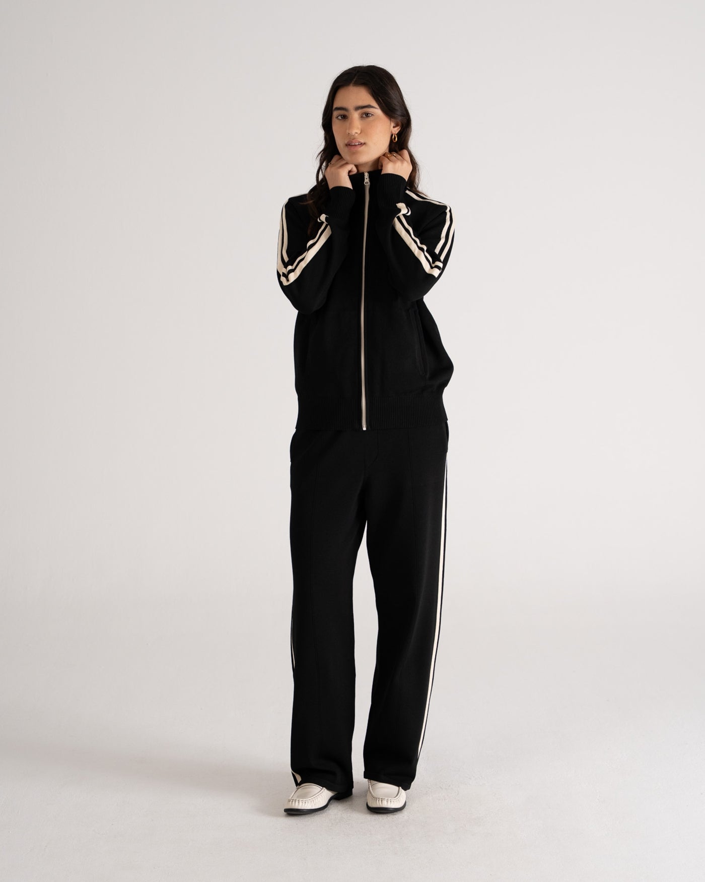 Trail Knitted Trackjacket | Black