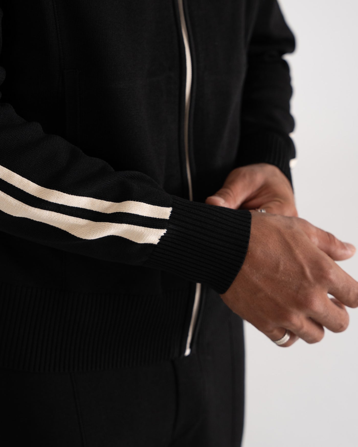 Trail Knitted Trackjacket | Black