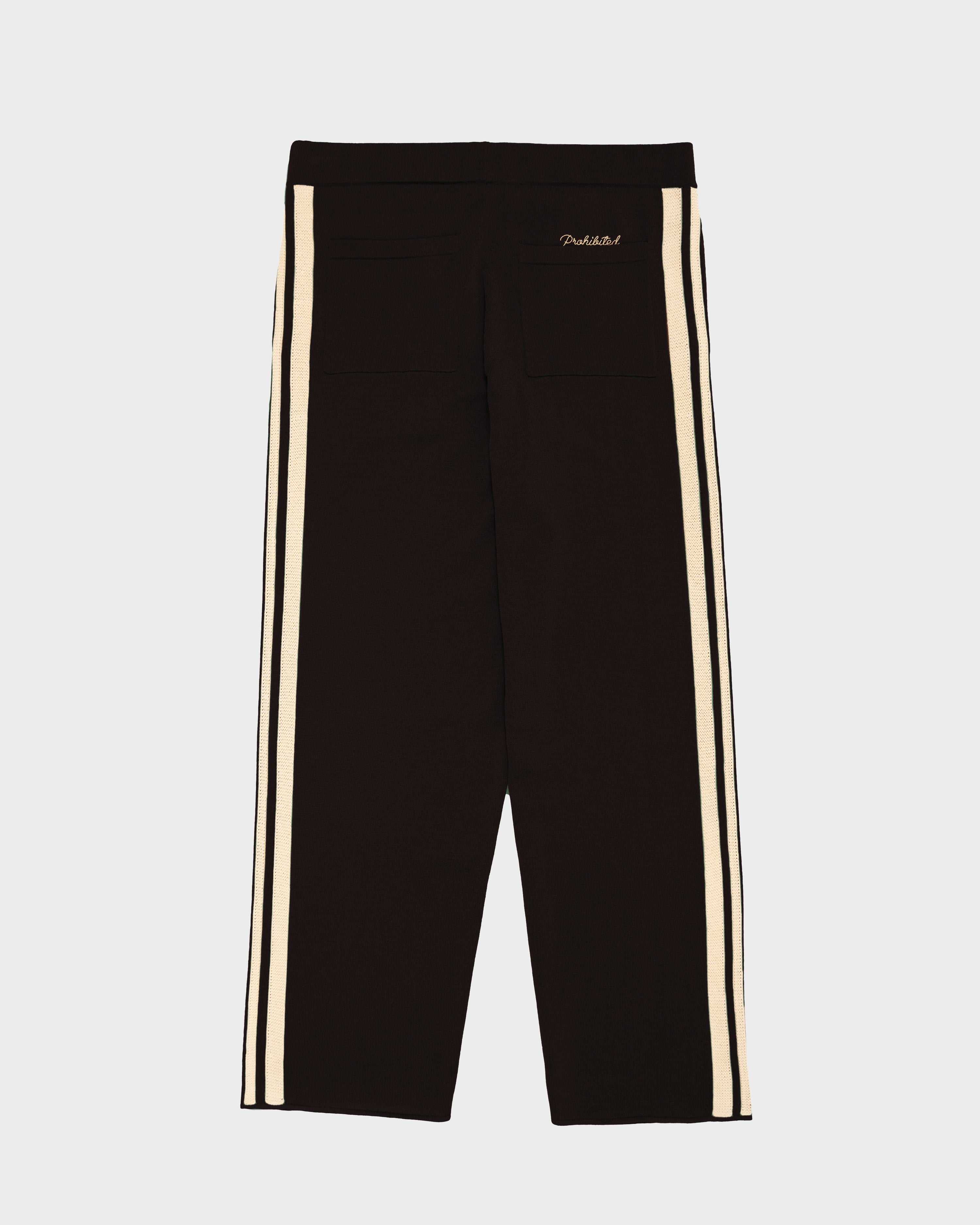 Trail Knitted Trackpants Black