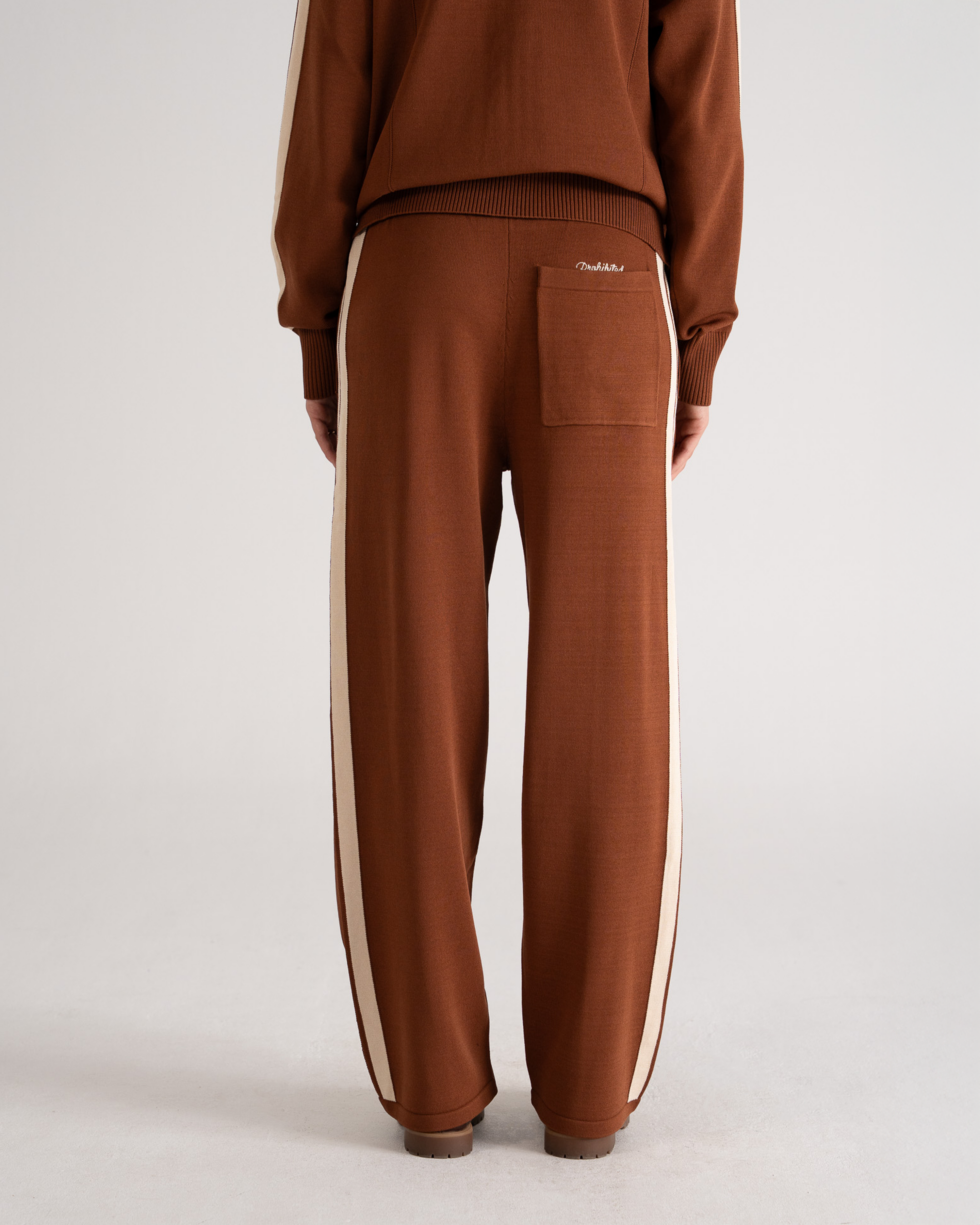 Trail Knitted Trackpants Brown