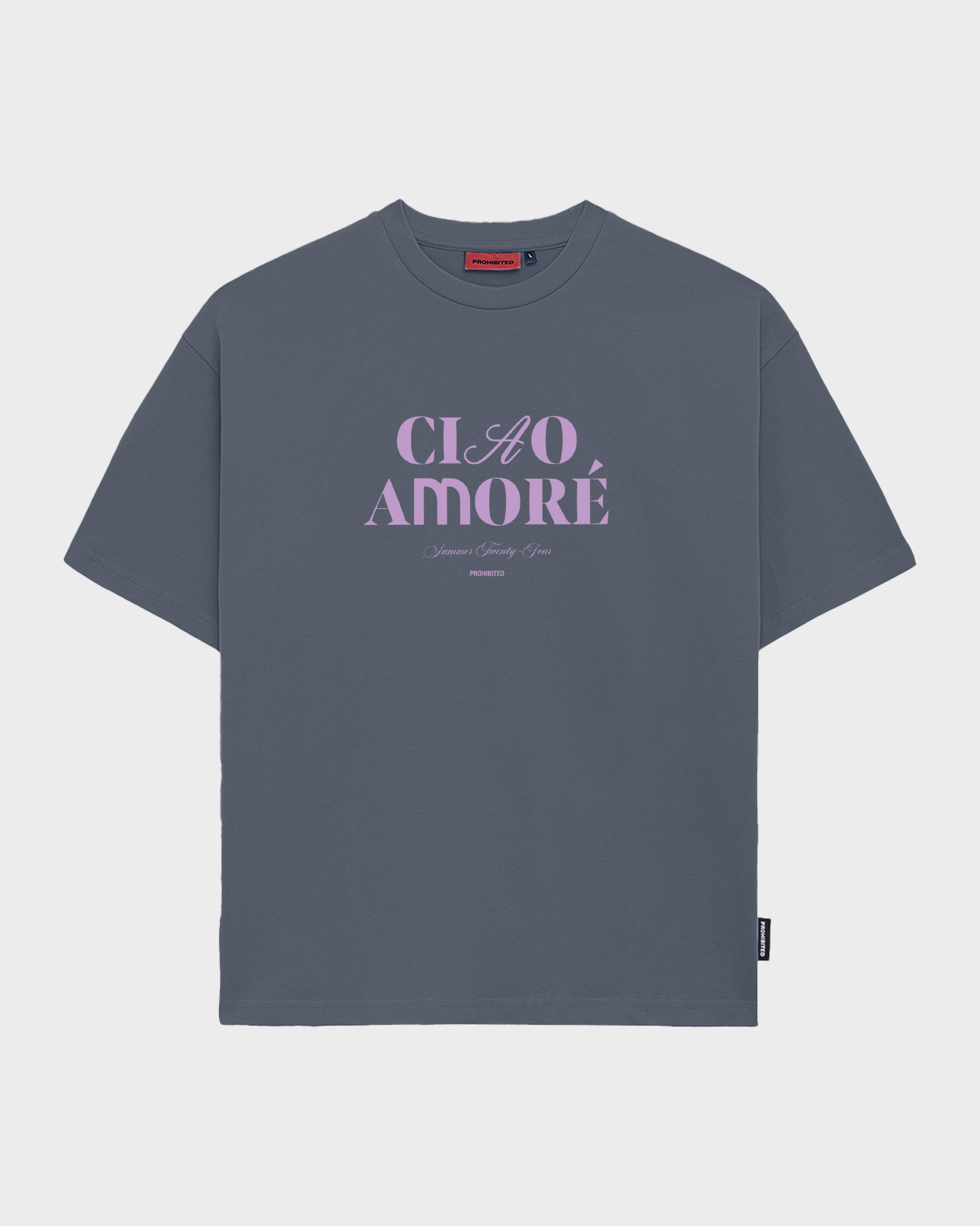 Turin Tee Steel Grey