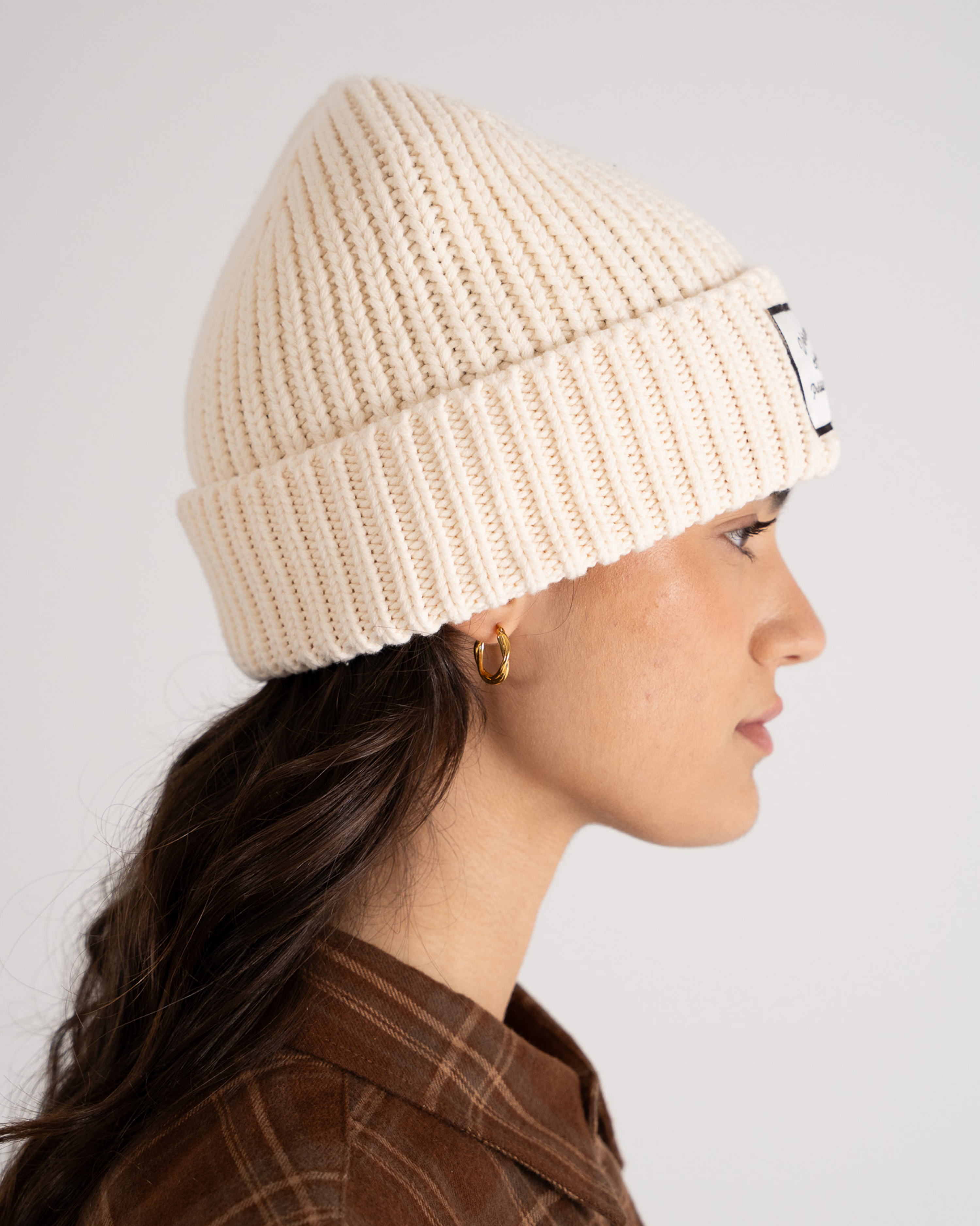 Verdant Reverie Beanie Beige