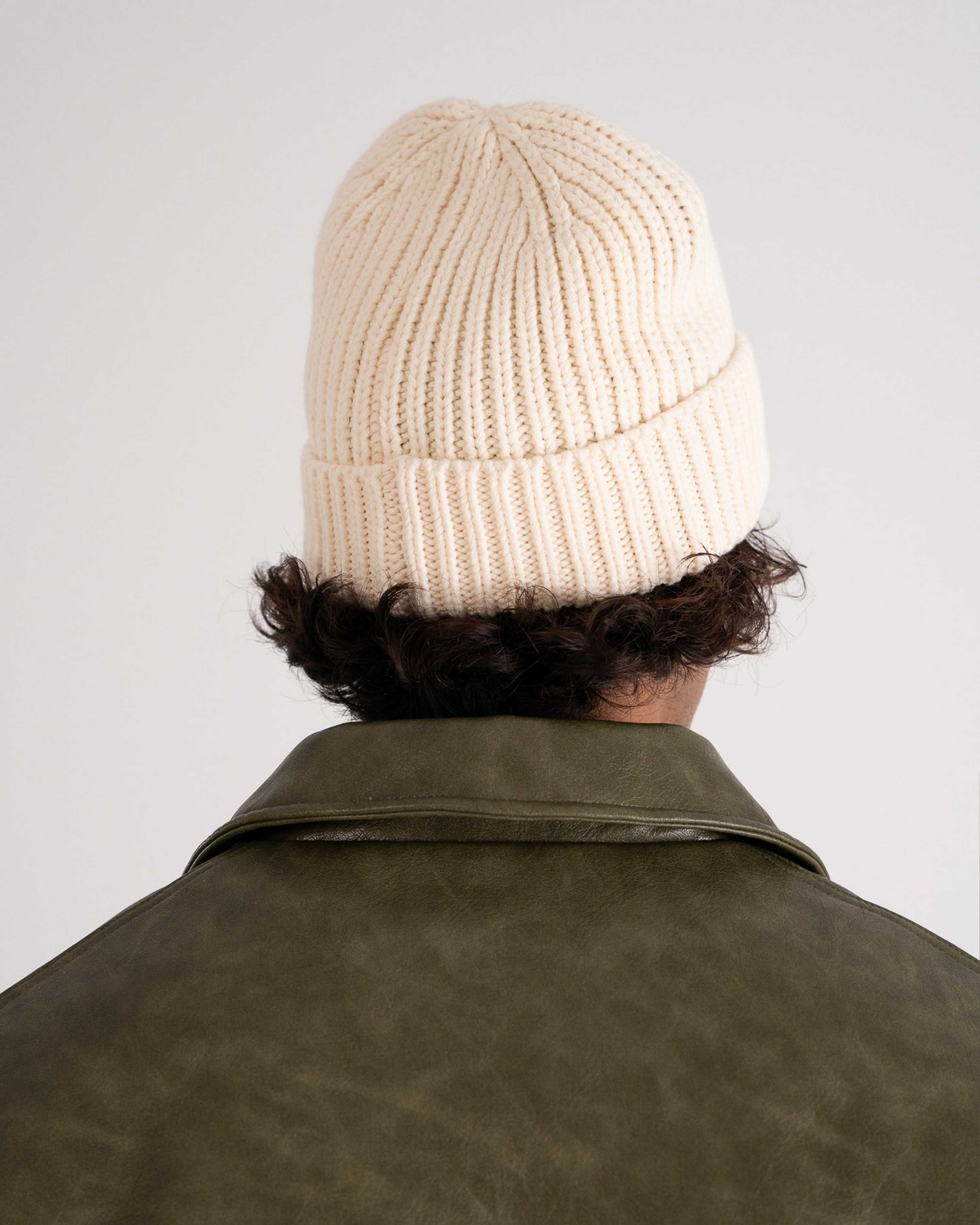 Verdant Reverie Beanie Beige
