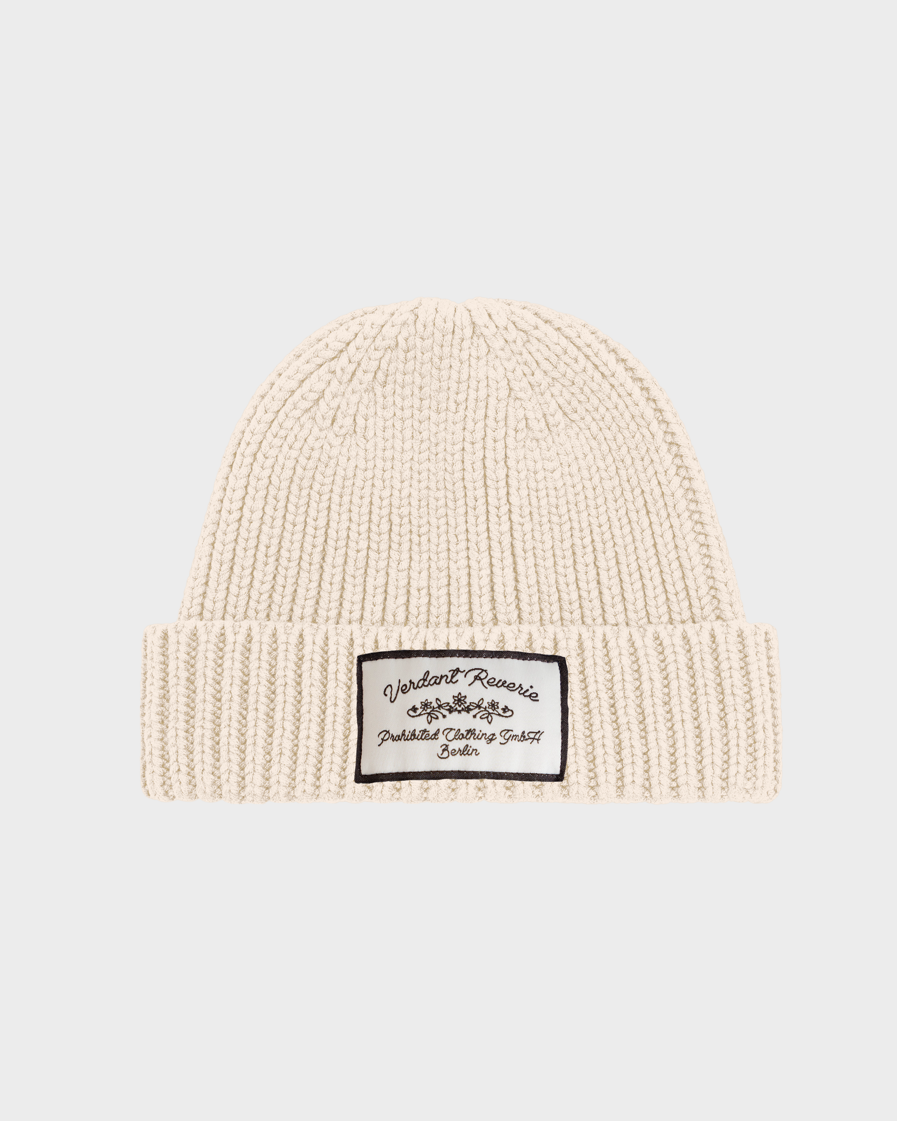 Verdant Reverie Beanie Beige