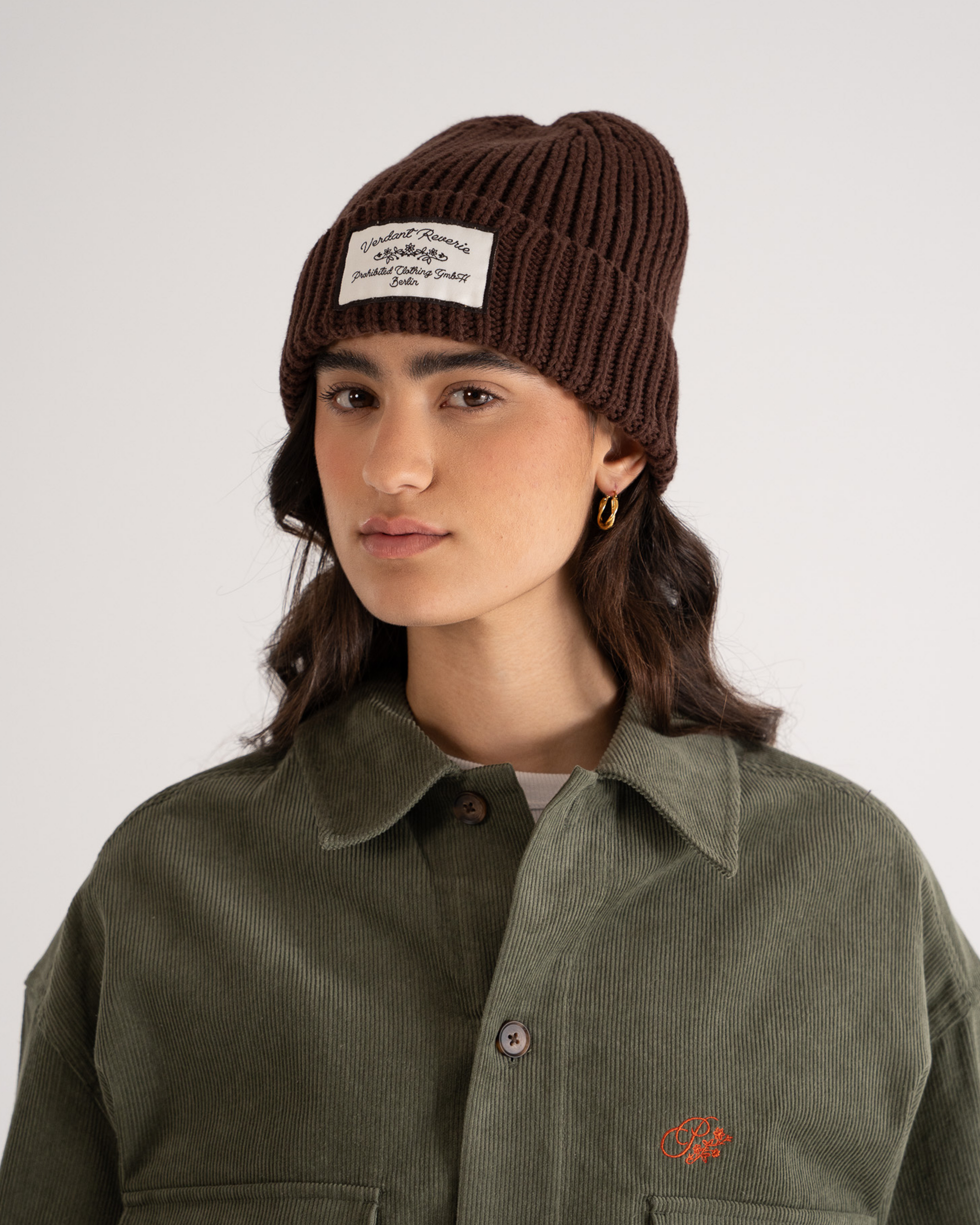 Verdant Reverie Beanie Brown