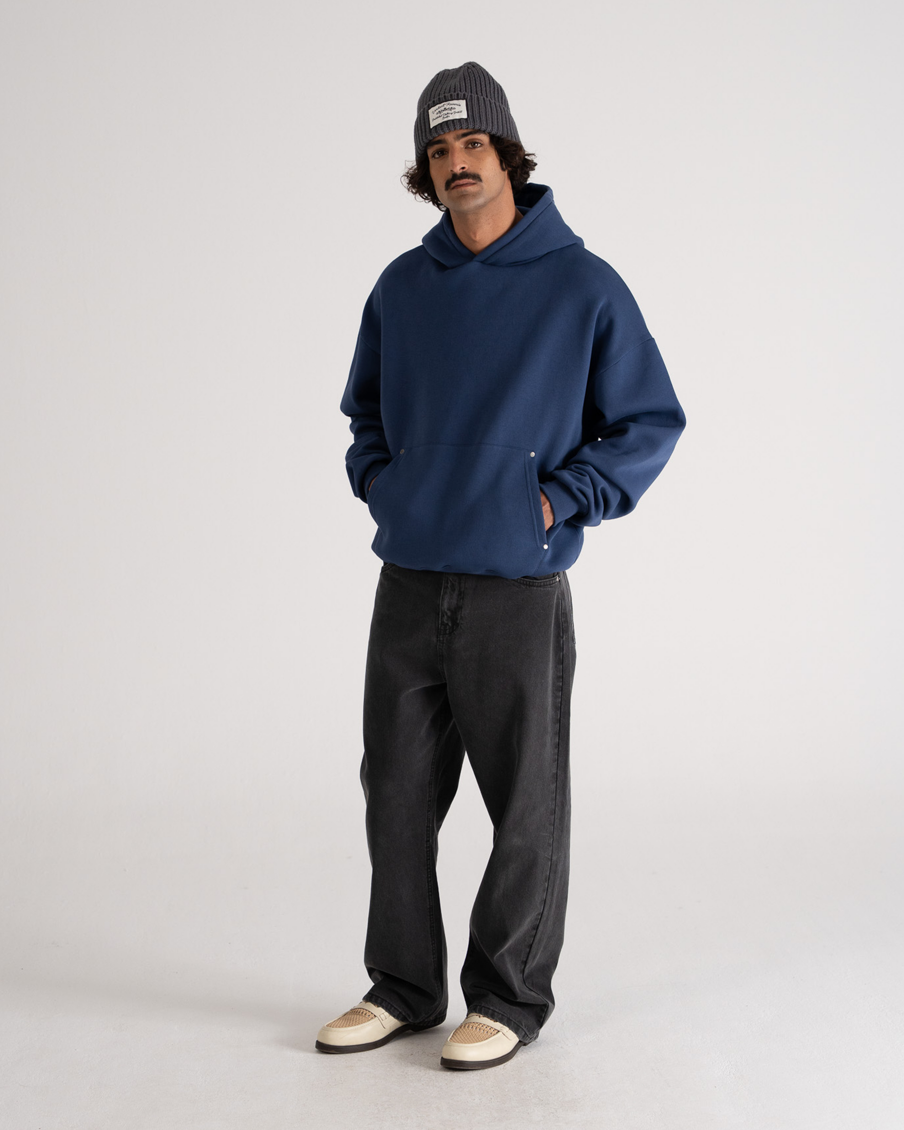 Verdant Reverie Hoodie Blue