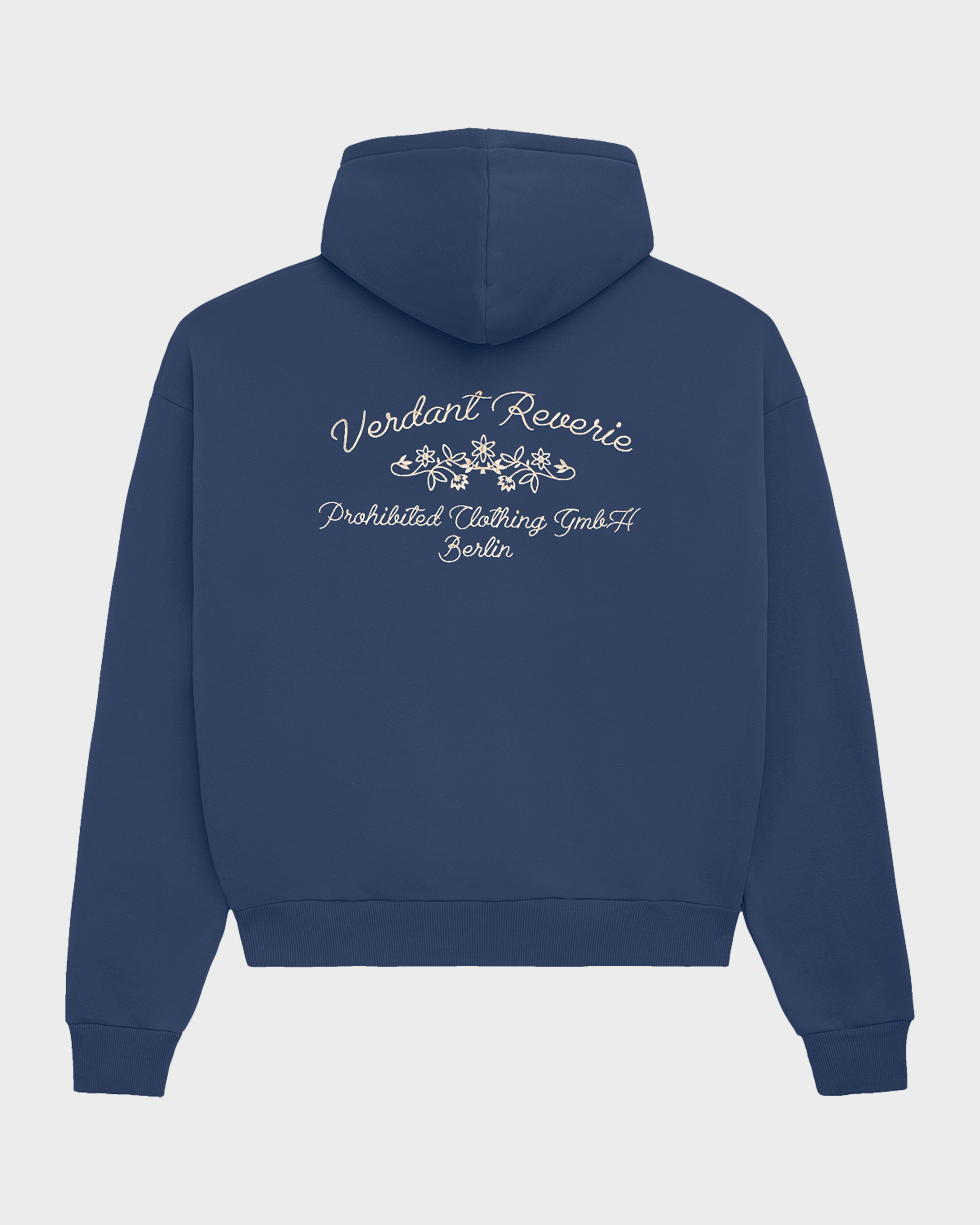 Verdant Reverie Hoodie Blue