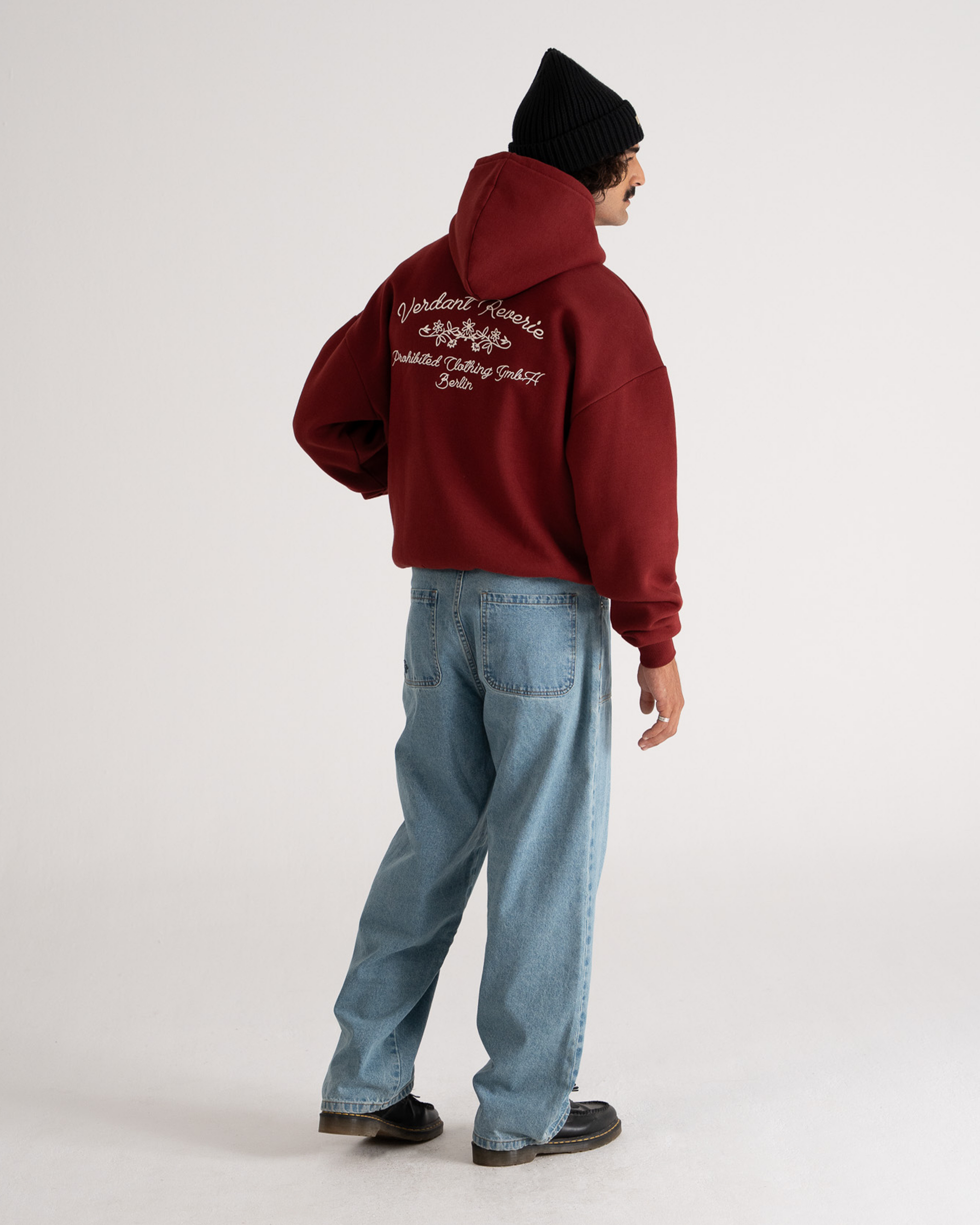 Verdant Reverie Hoodie Red