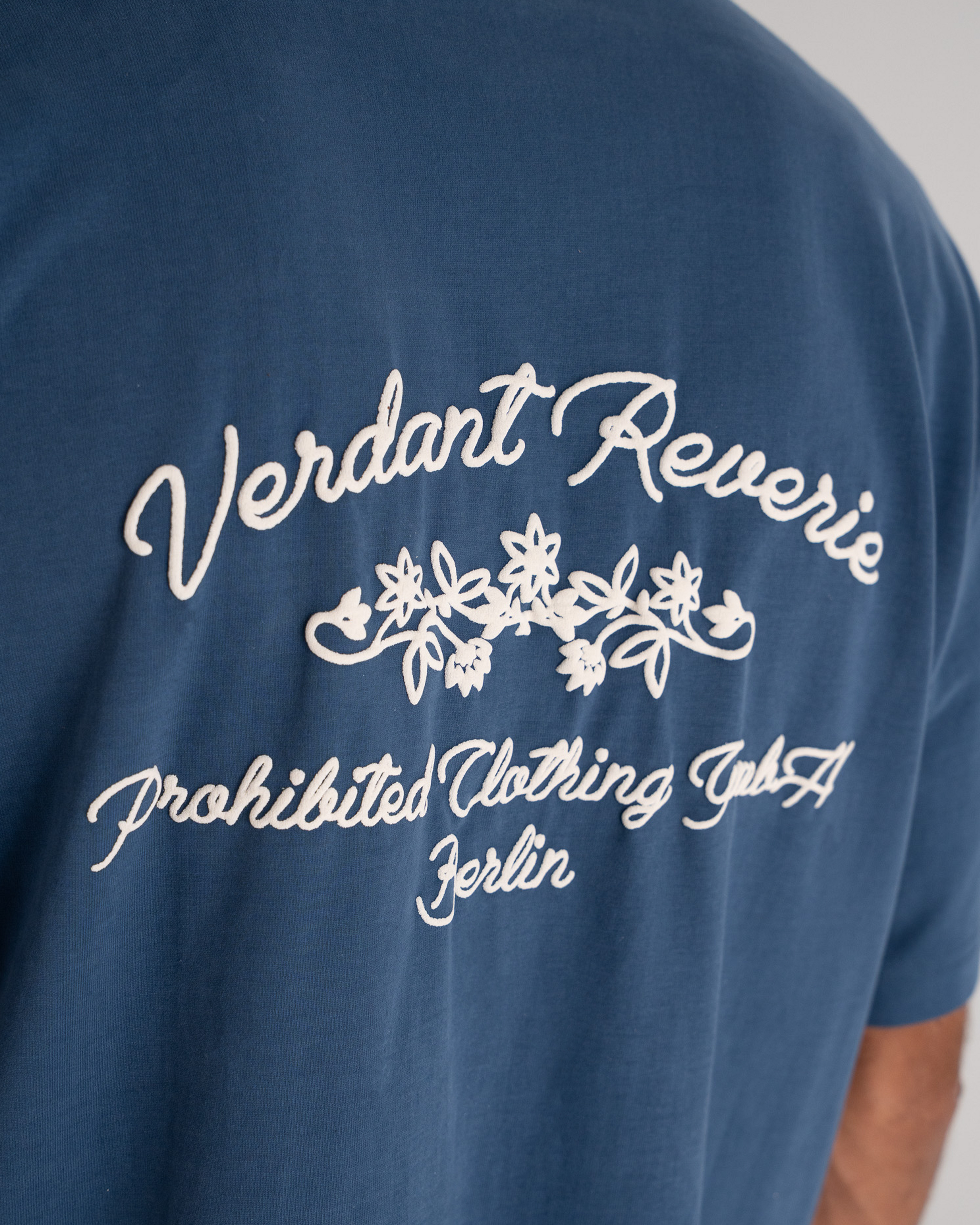 Verdant Reverie Tee Blue