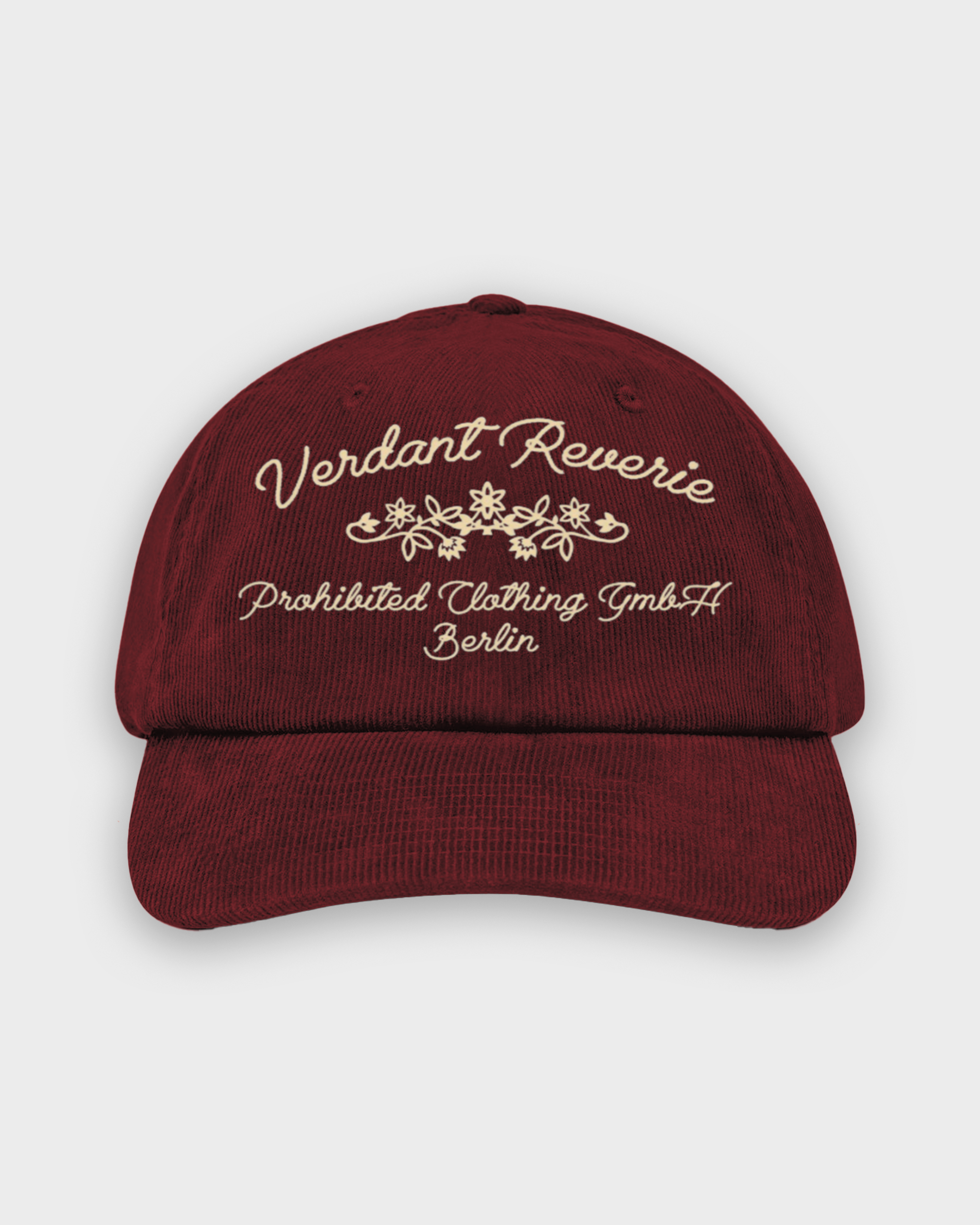 Verdant Reverie Cap Bordeaux