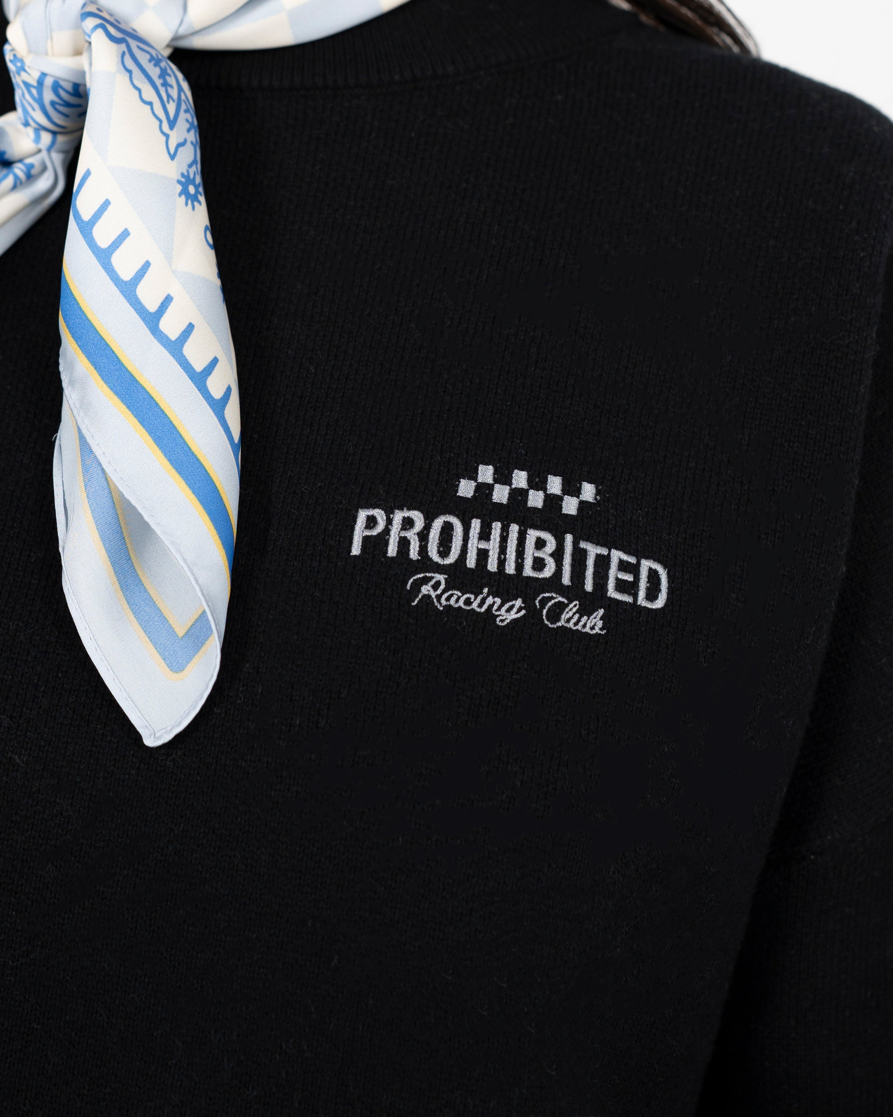 Vortex Knit Sweater Black