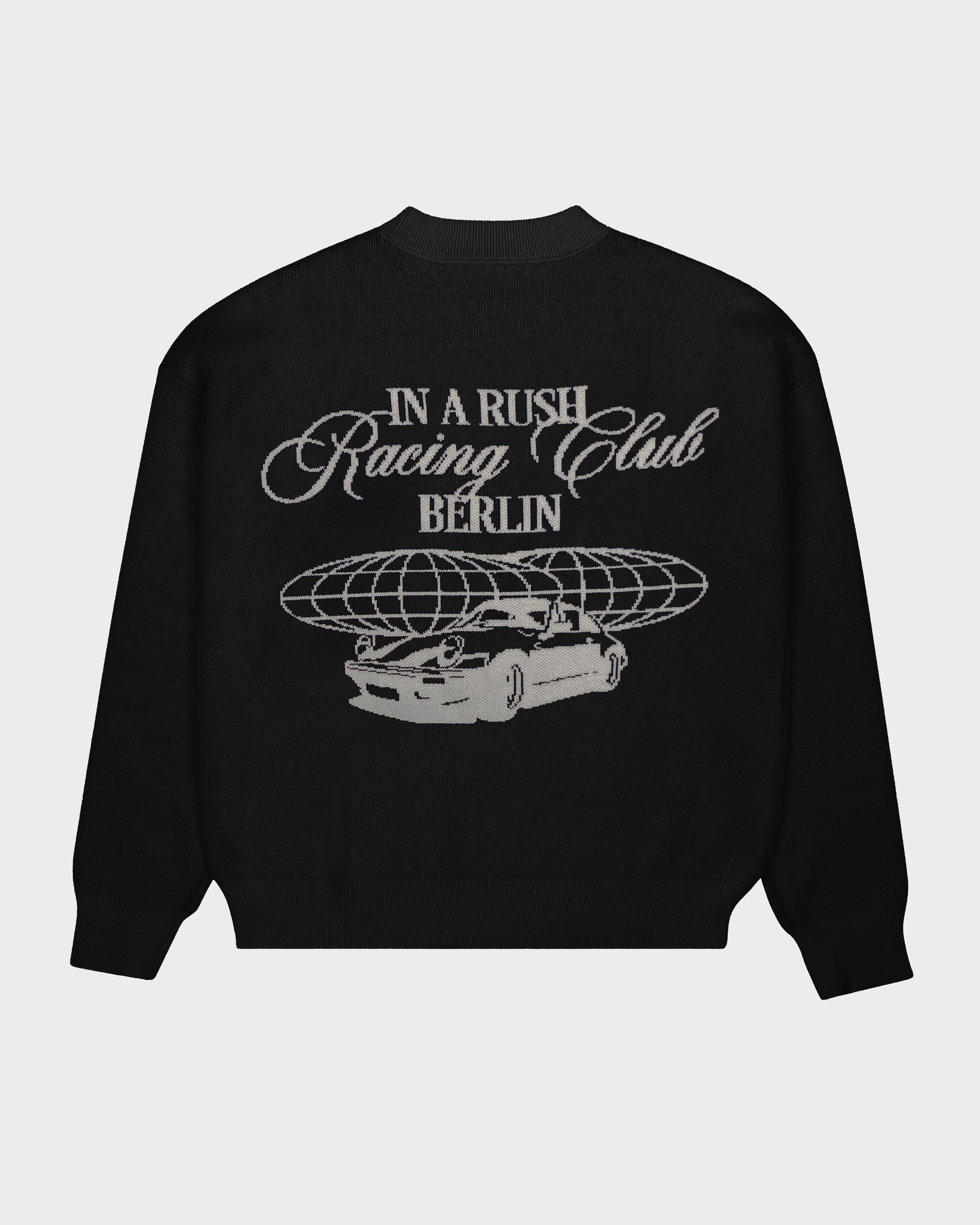 Vortex Knit Sweater Black