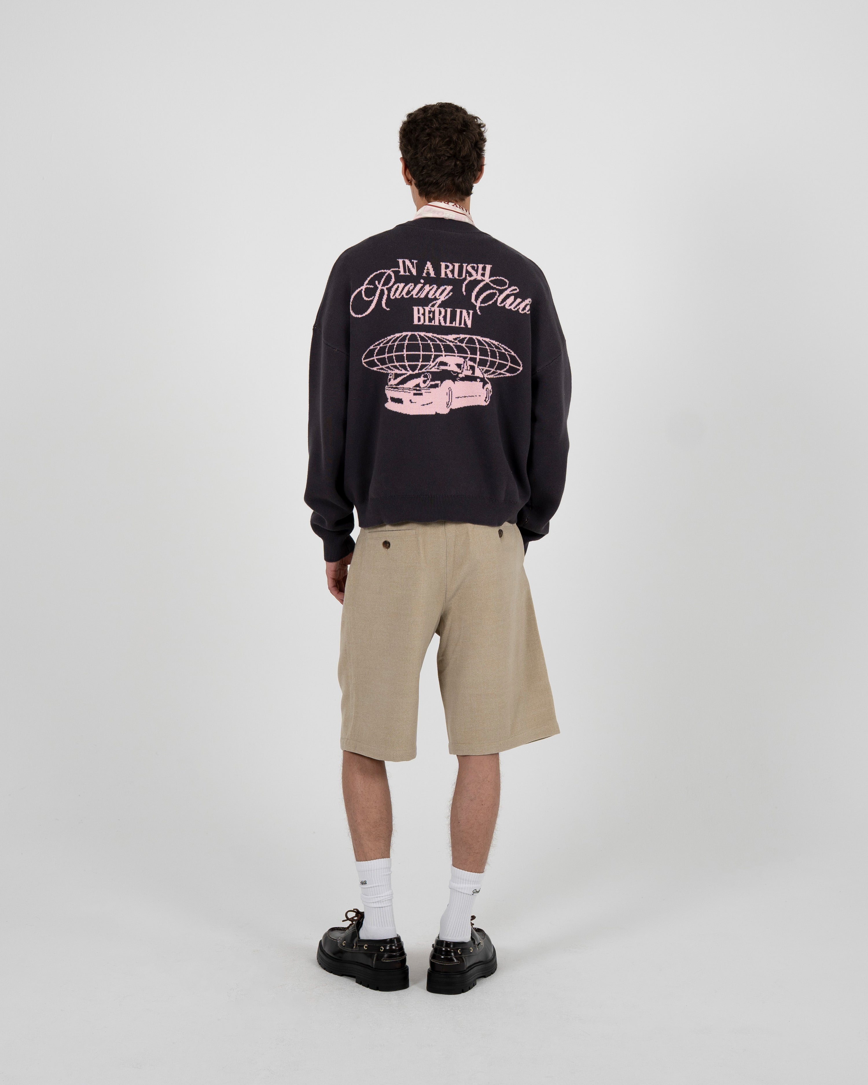 Vortex Knit Sweater Brown