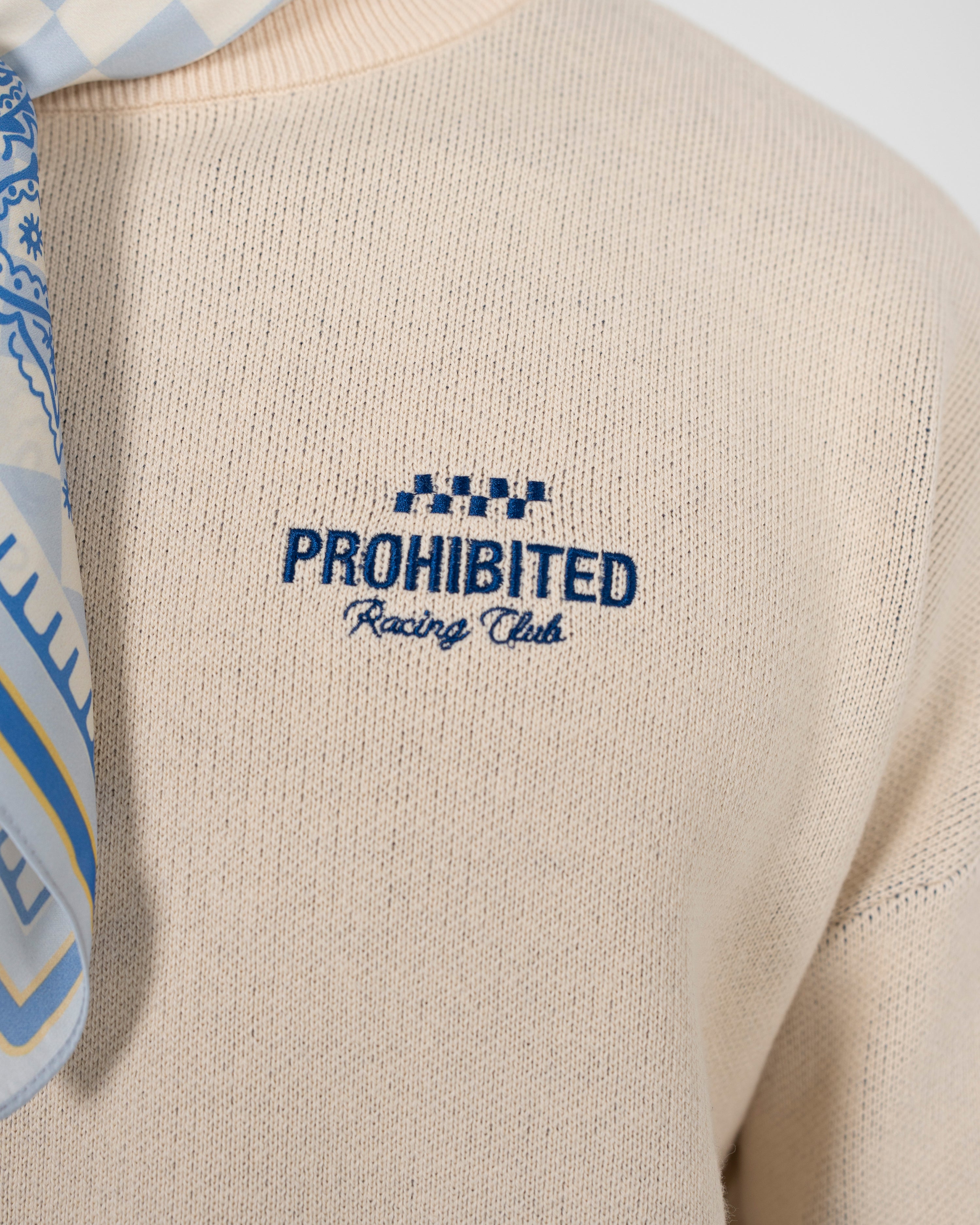 Vortex Knit Sweater Cream