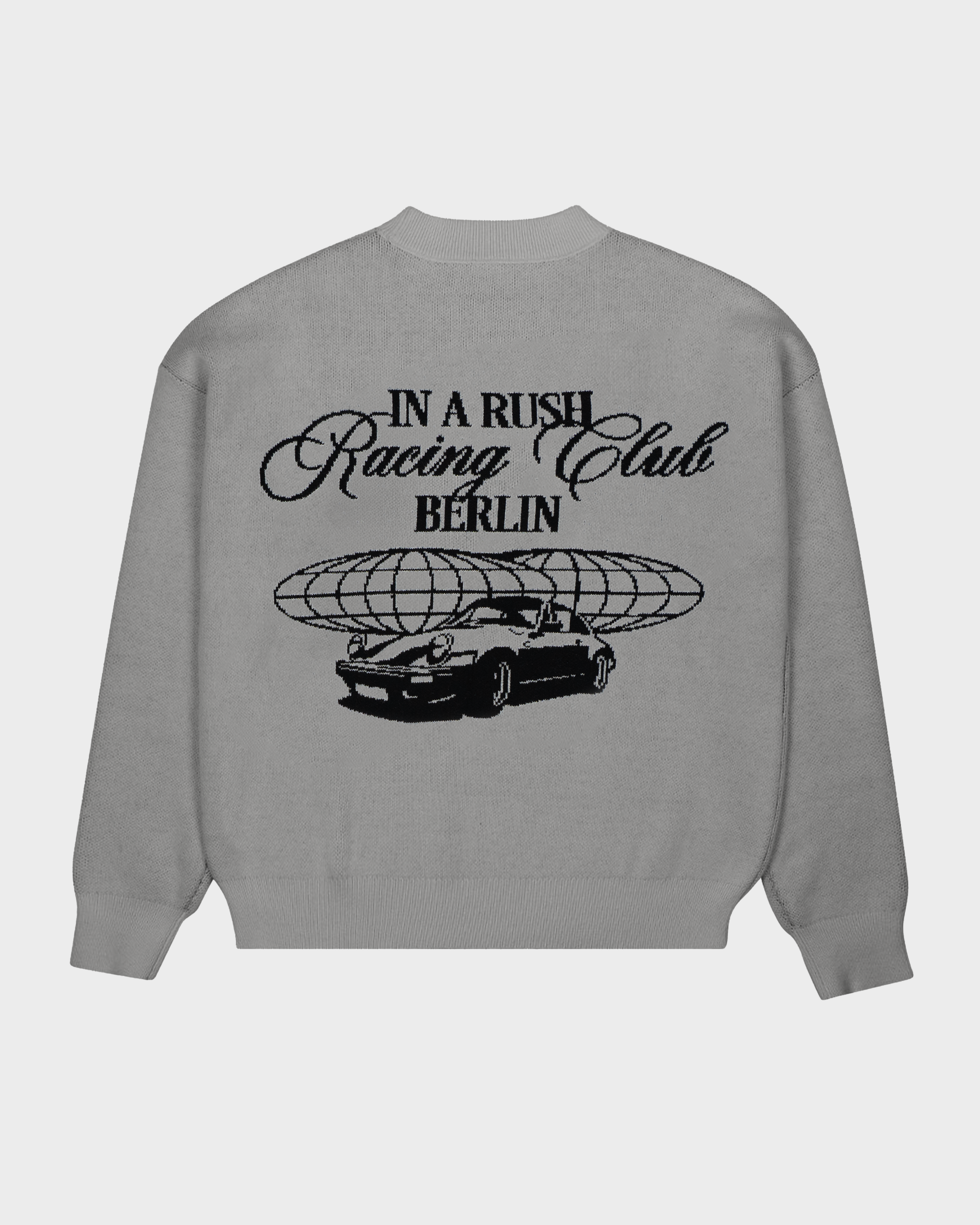 Vortex Knit Sweater Grey