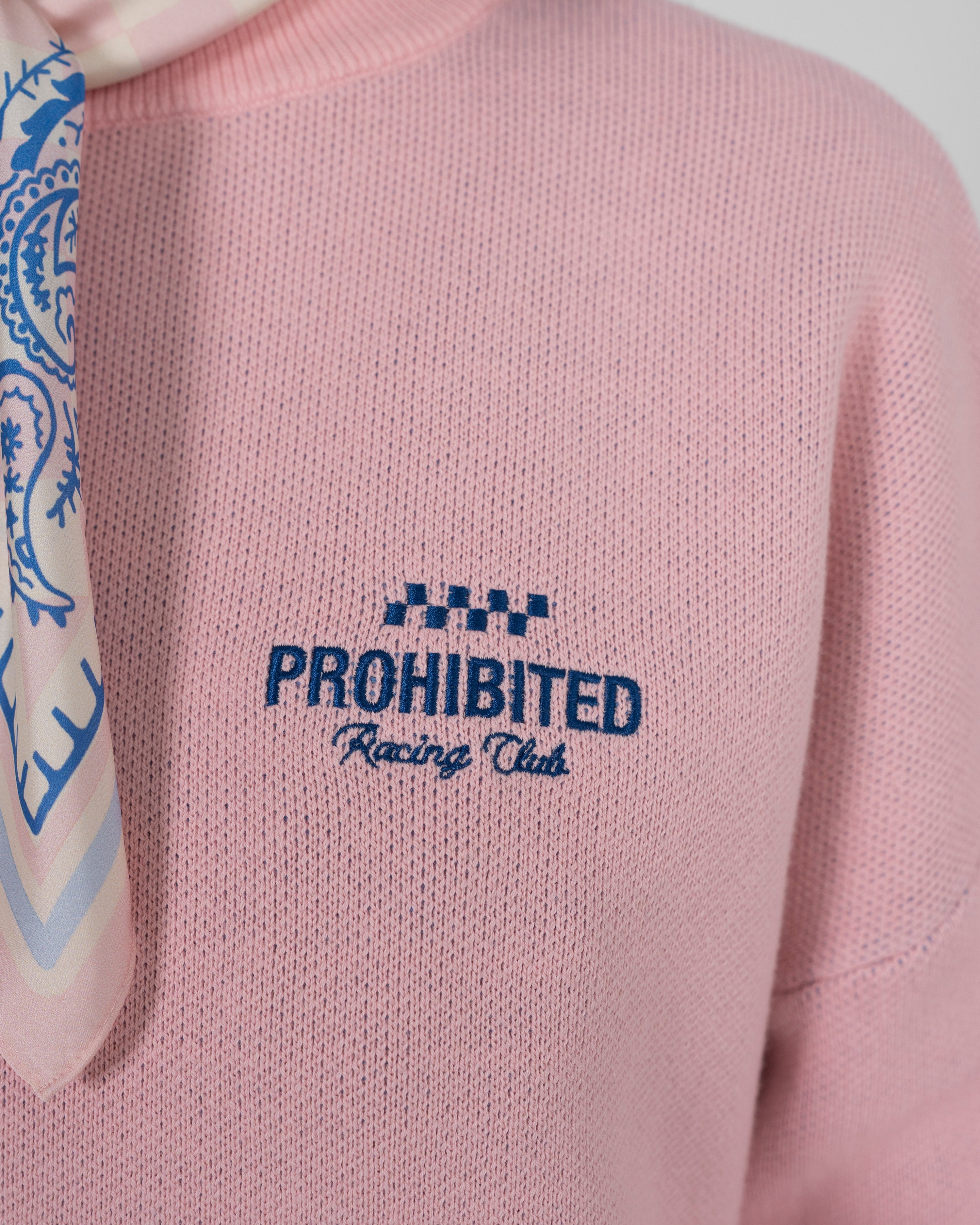 Vortex Knit Sweater Rose