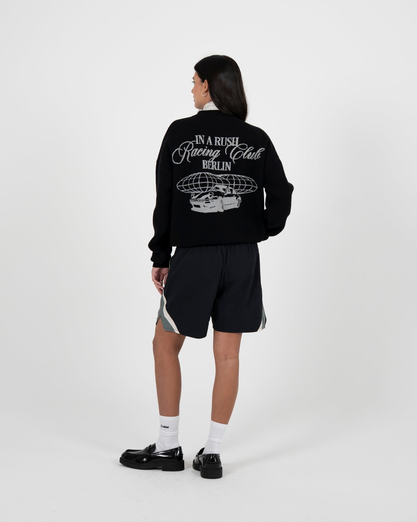 Vortex Knit Sweater | Black