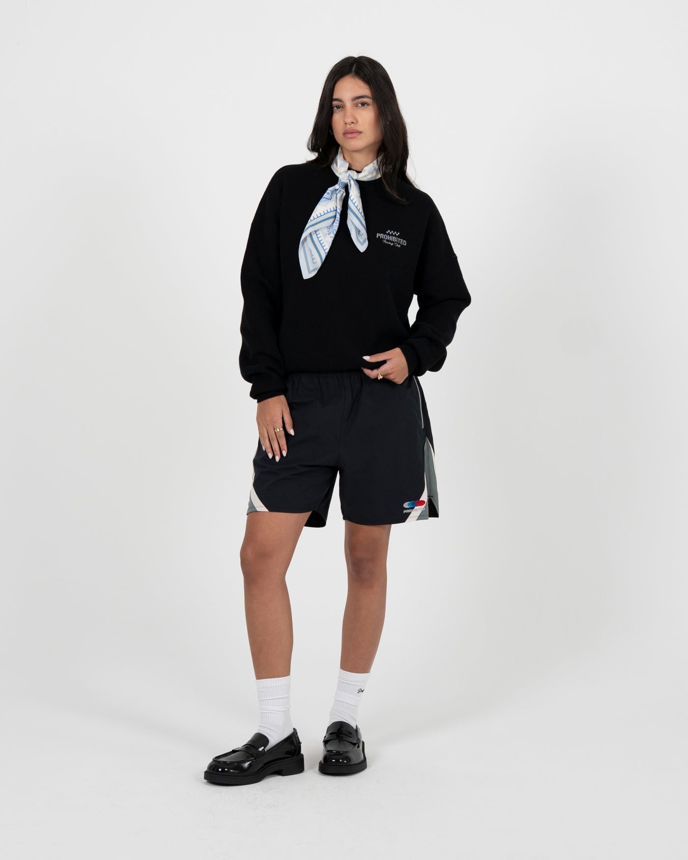 Vortex Knit Sweater | Black
