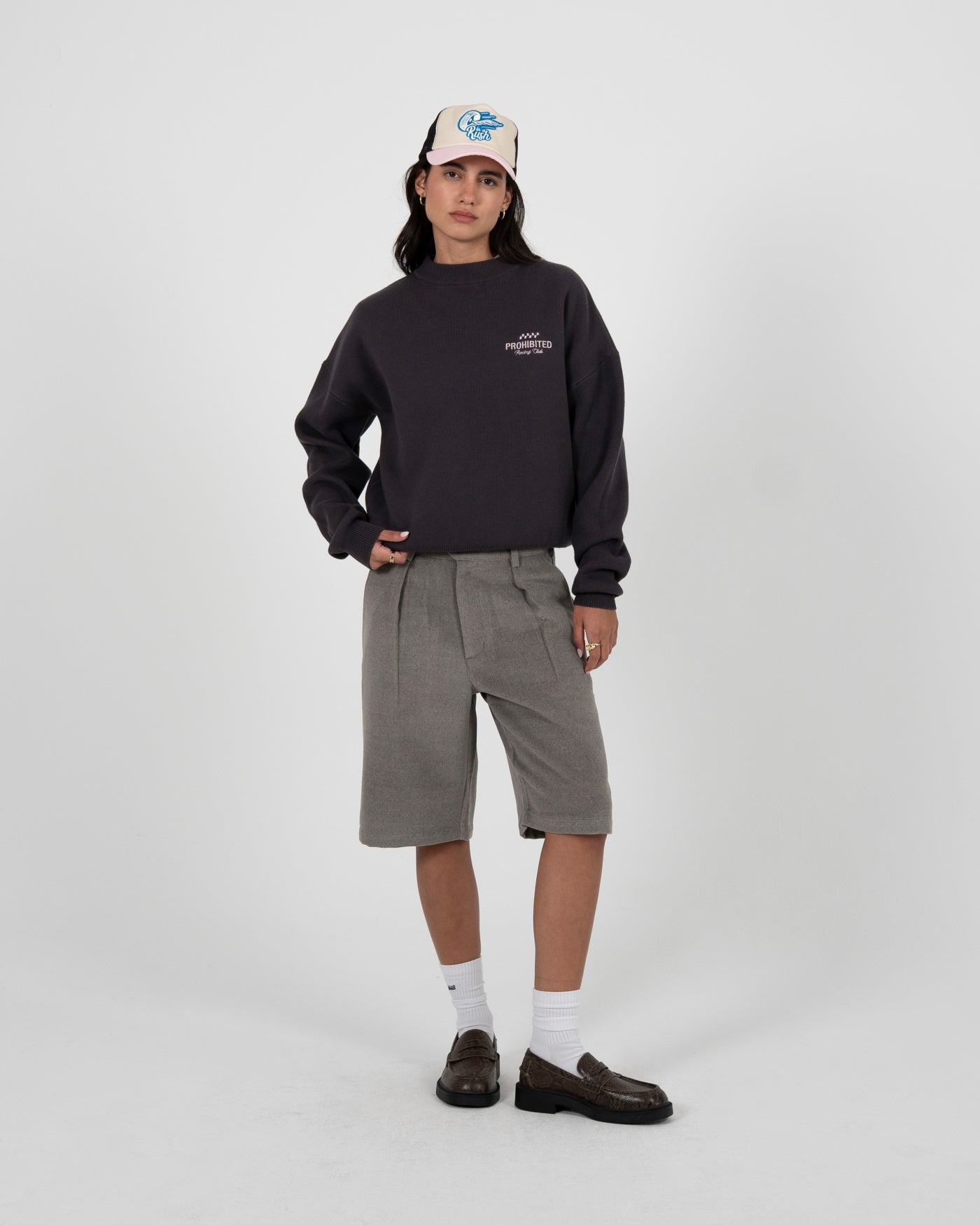 Vortex Knit Sweater | Brown