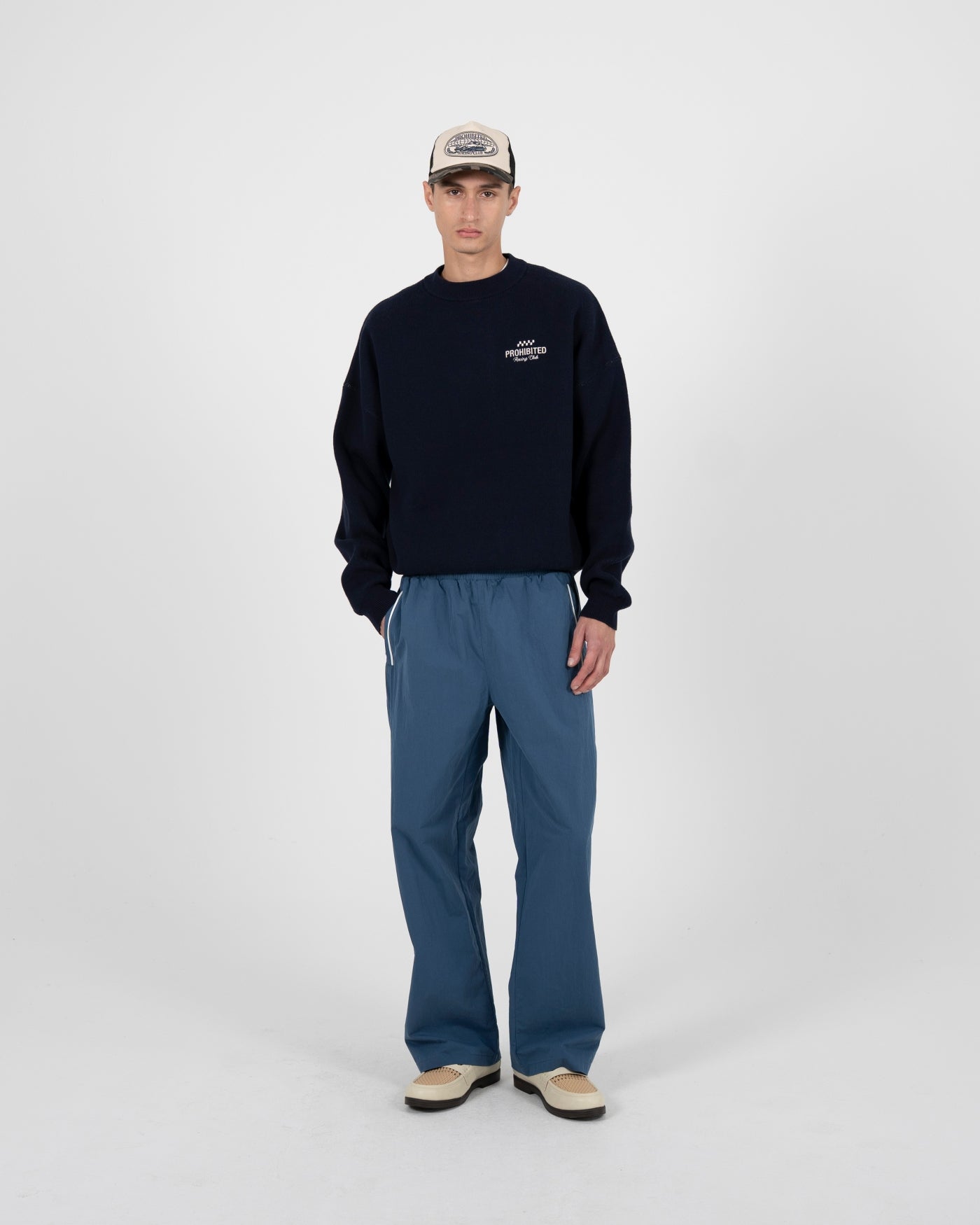 Vortex Knit Sweater | Navy