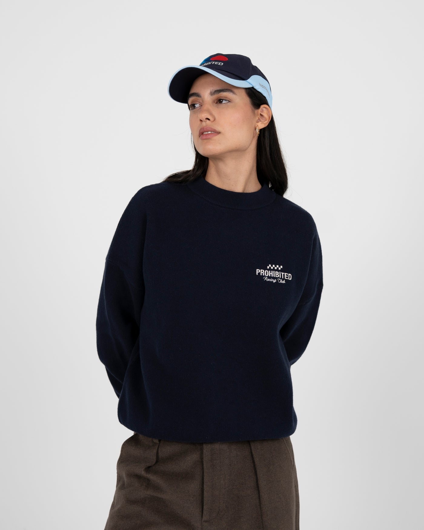 Vortex Knit Sweater | Navy