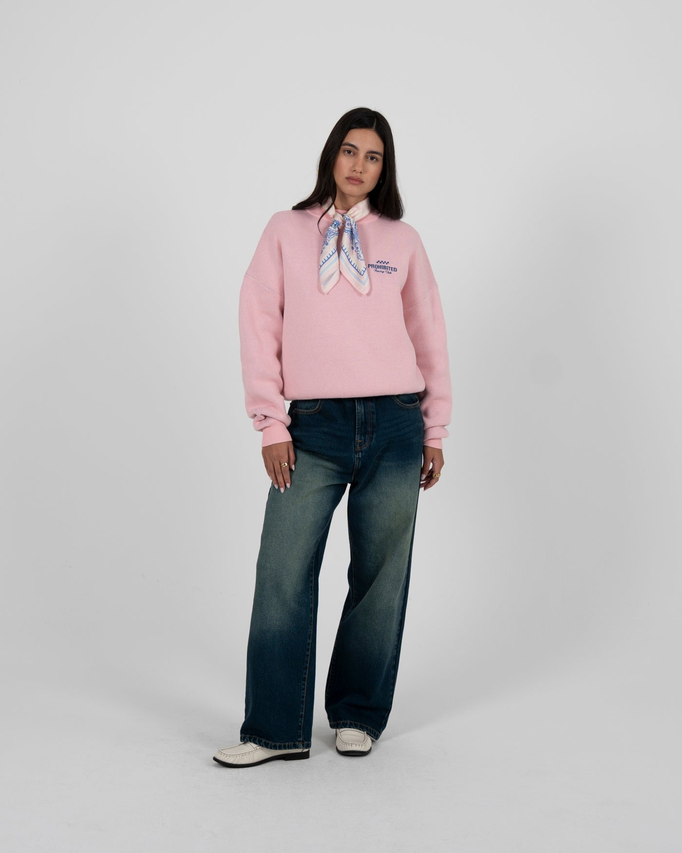 Vortex Knit Sweater | Rose