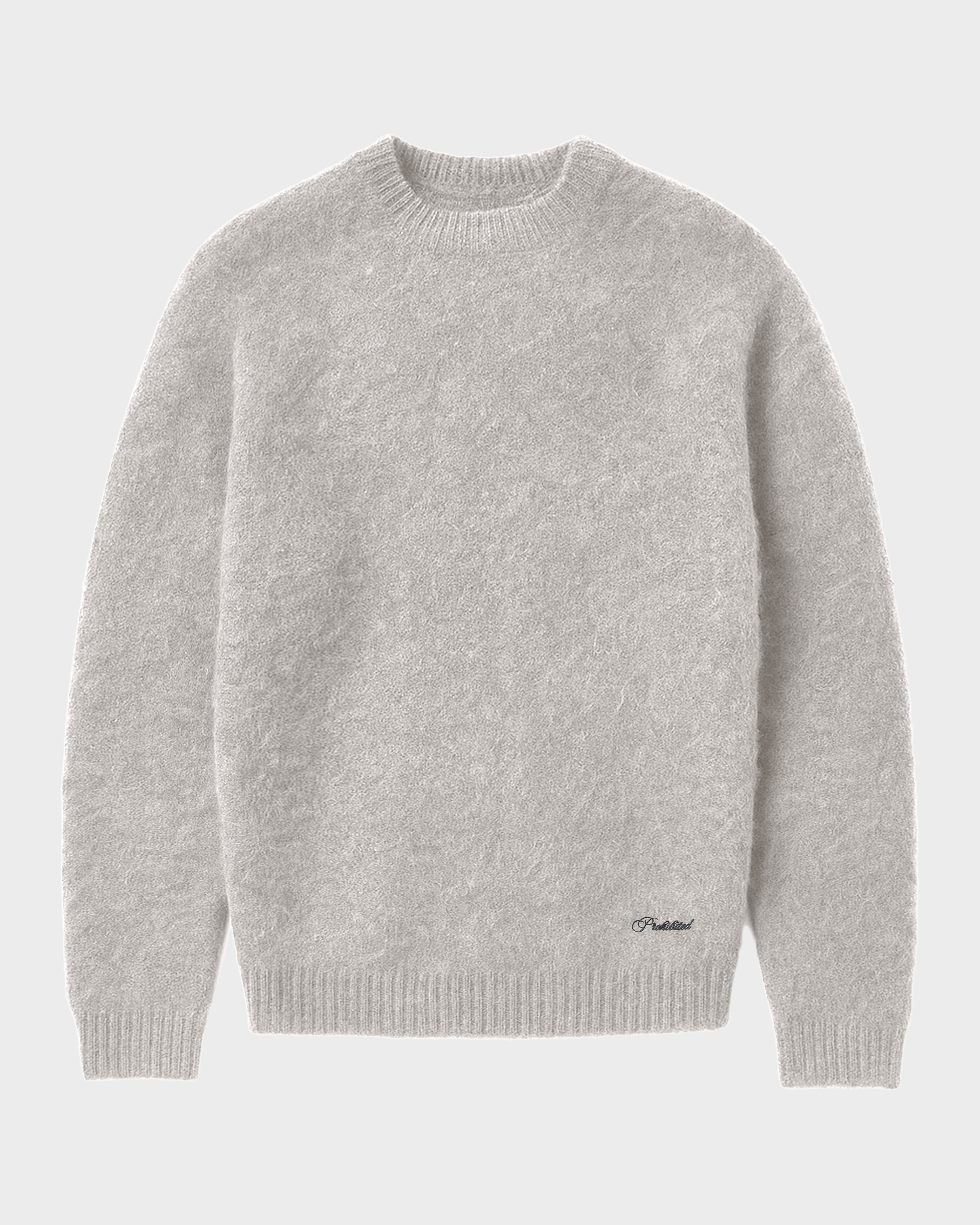 Woolwich Mohair Sweater Grey