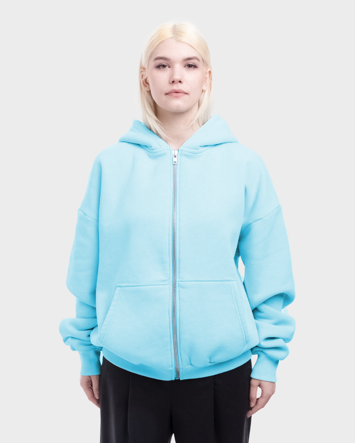 Oversized Zip Hoodie Baby (Stone Washed)