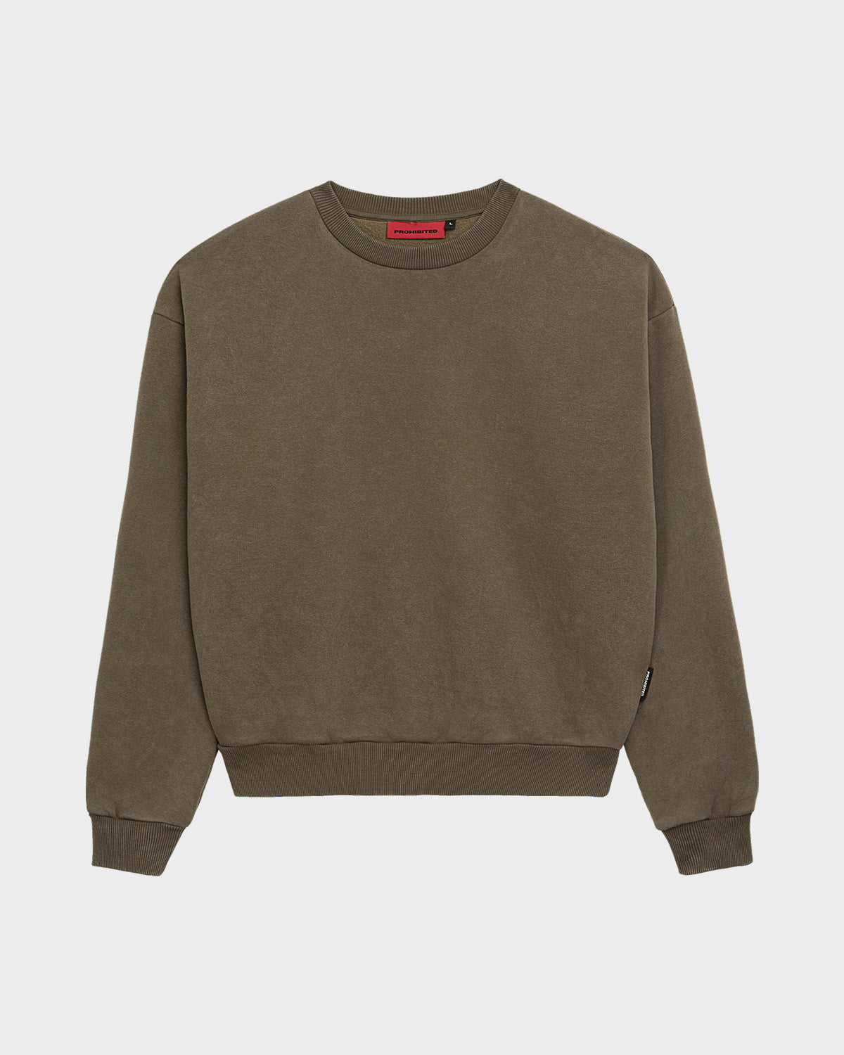 Oversized Crew Neck Mokka (Stone Washed)