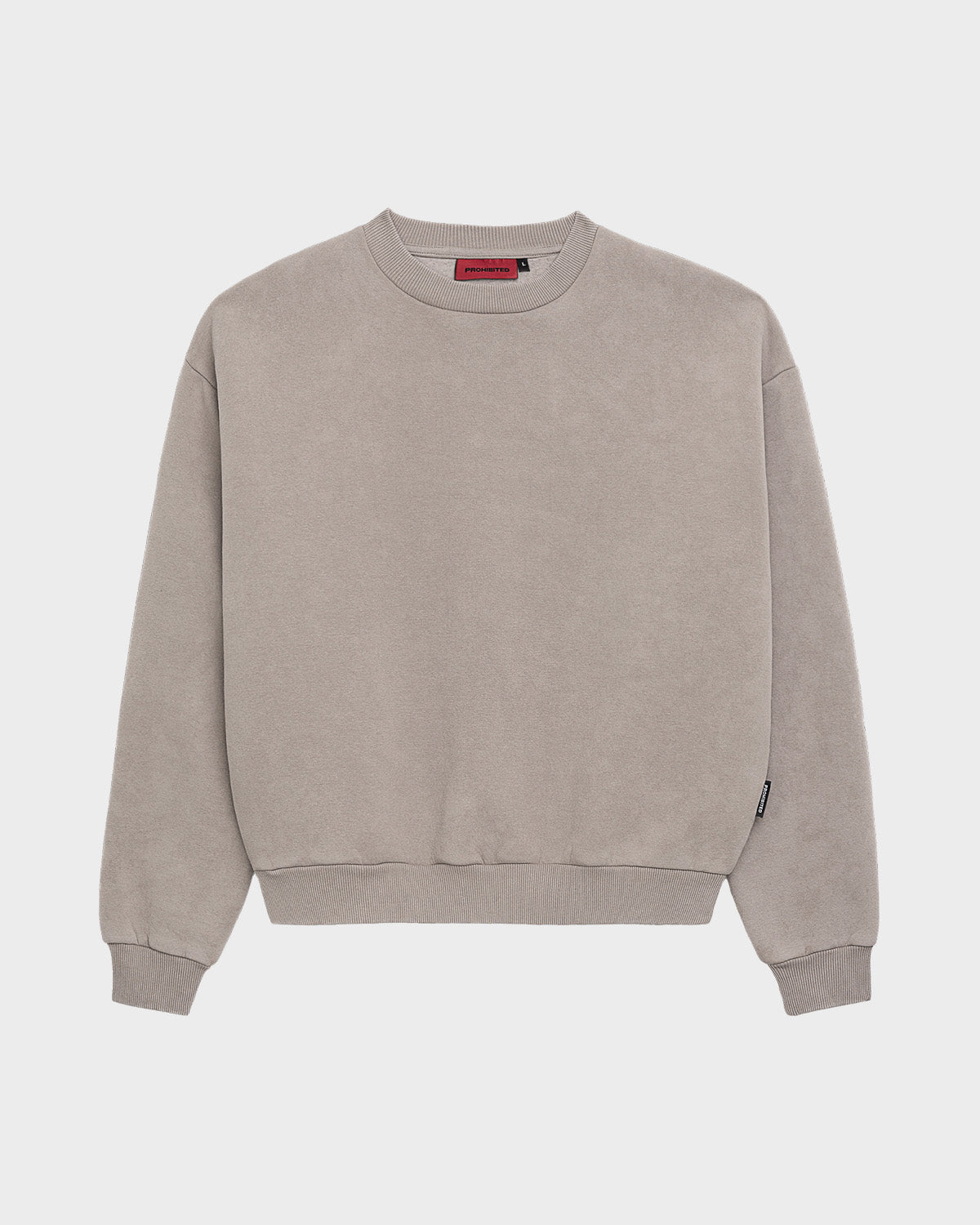 Oversized Crew Neck Sand (Stone Washed)