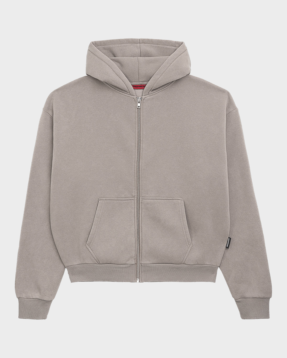 Oversized Zip-Hoodie Sand (Stone Washed)