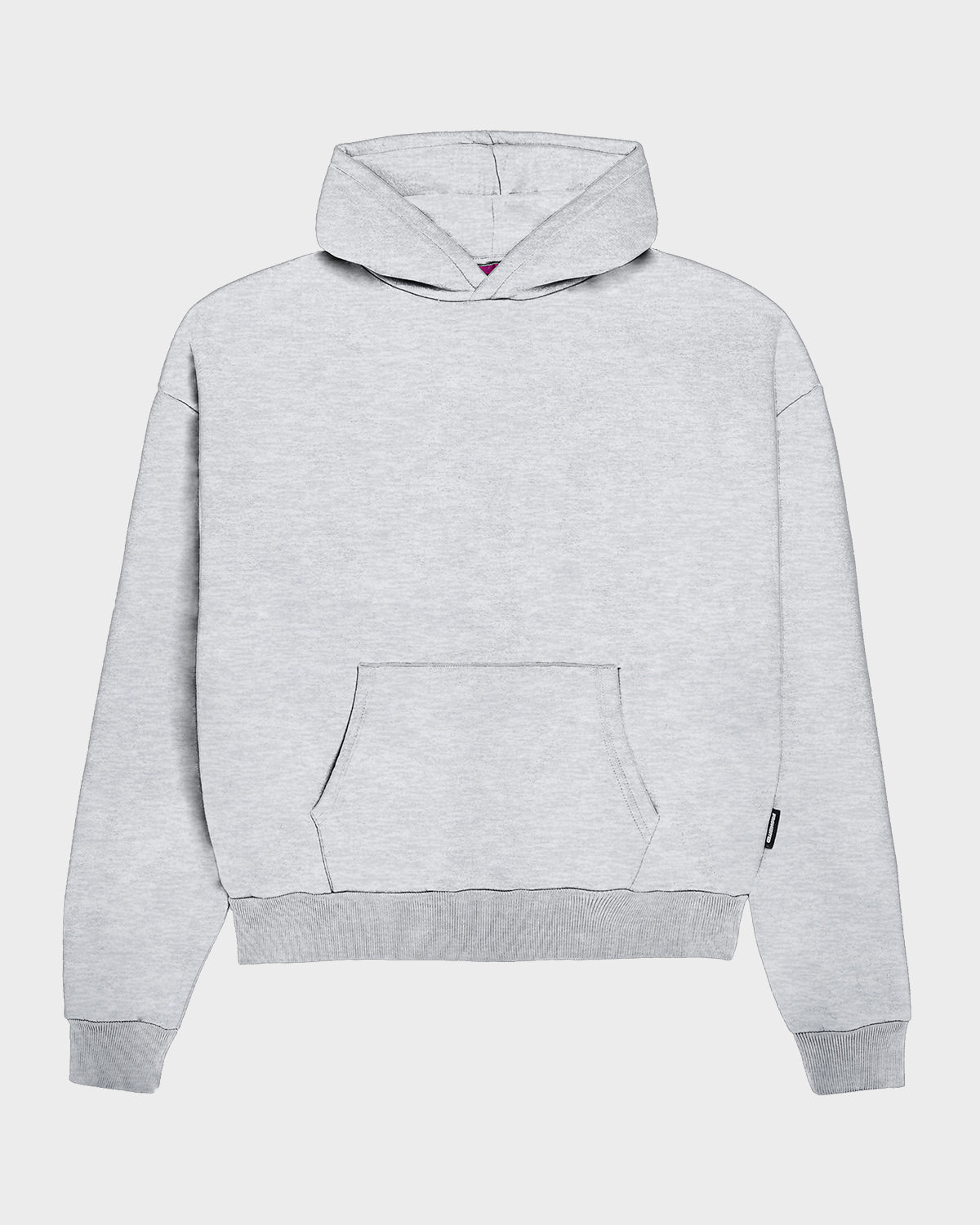 Oversized Hoodie Grey Melange