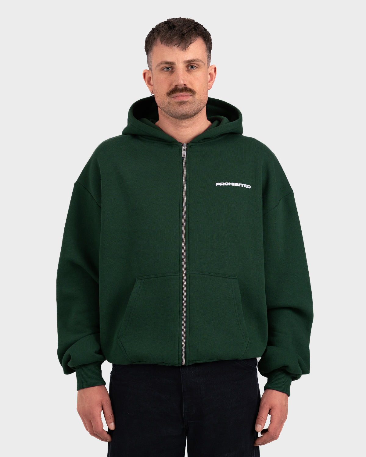 10119 Zip-Hoodie | British Racing Green