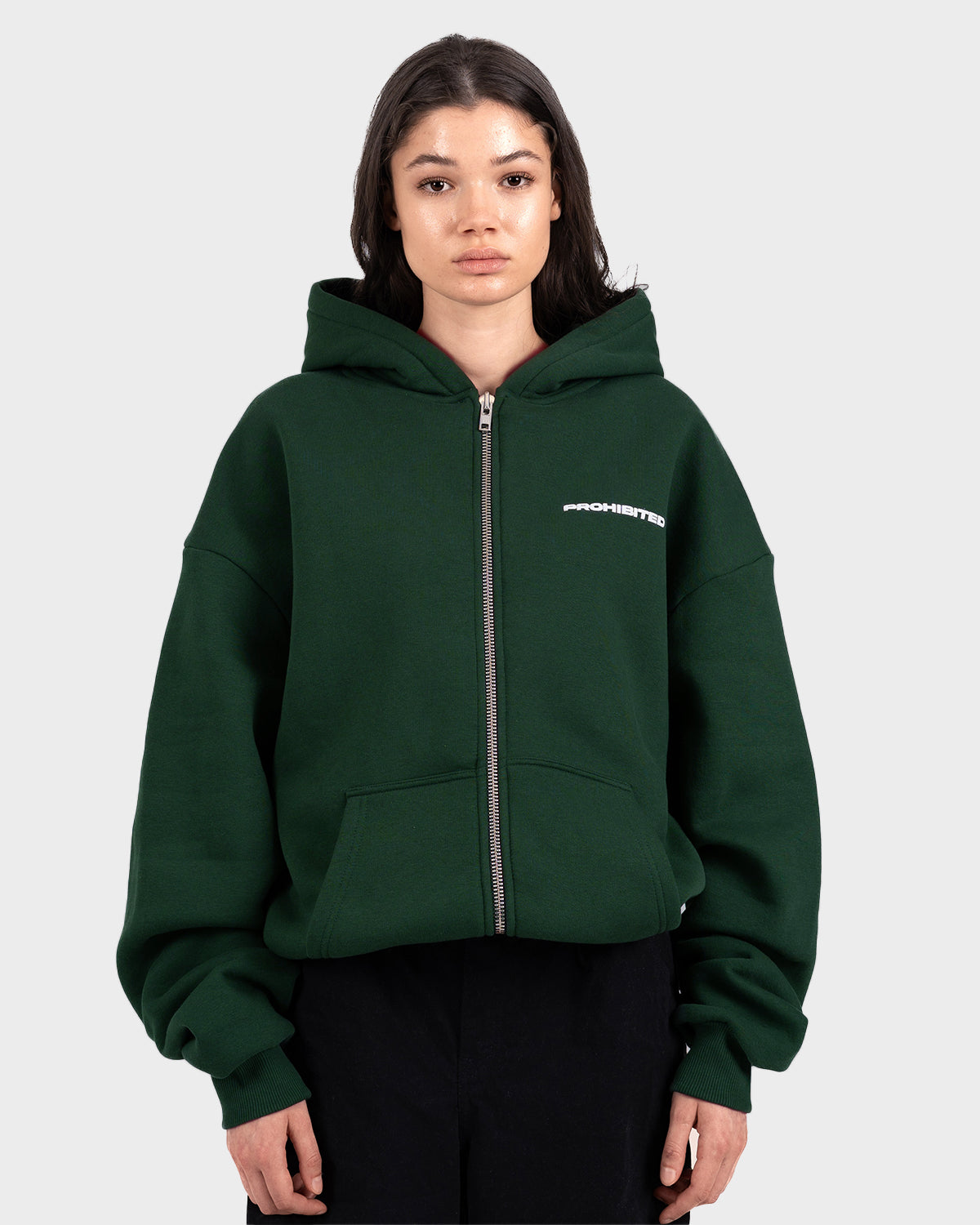 10119 Zip-Hoodie | British Racing Green