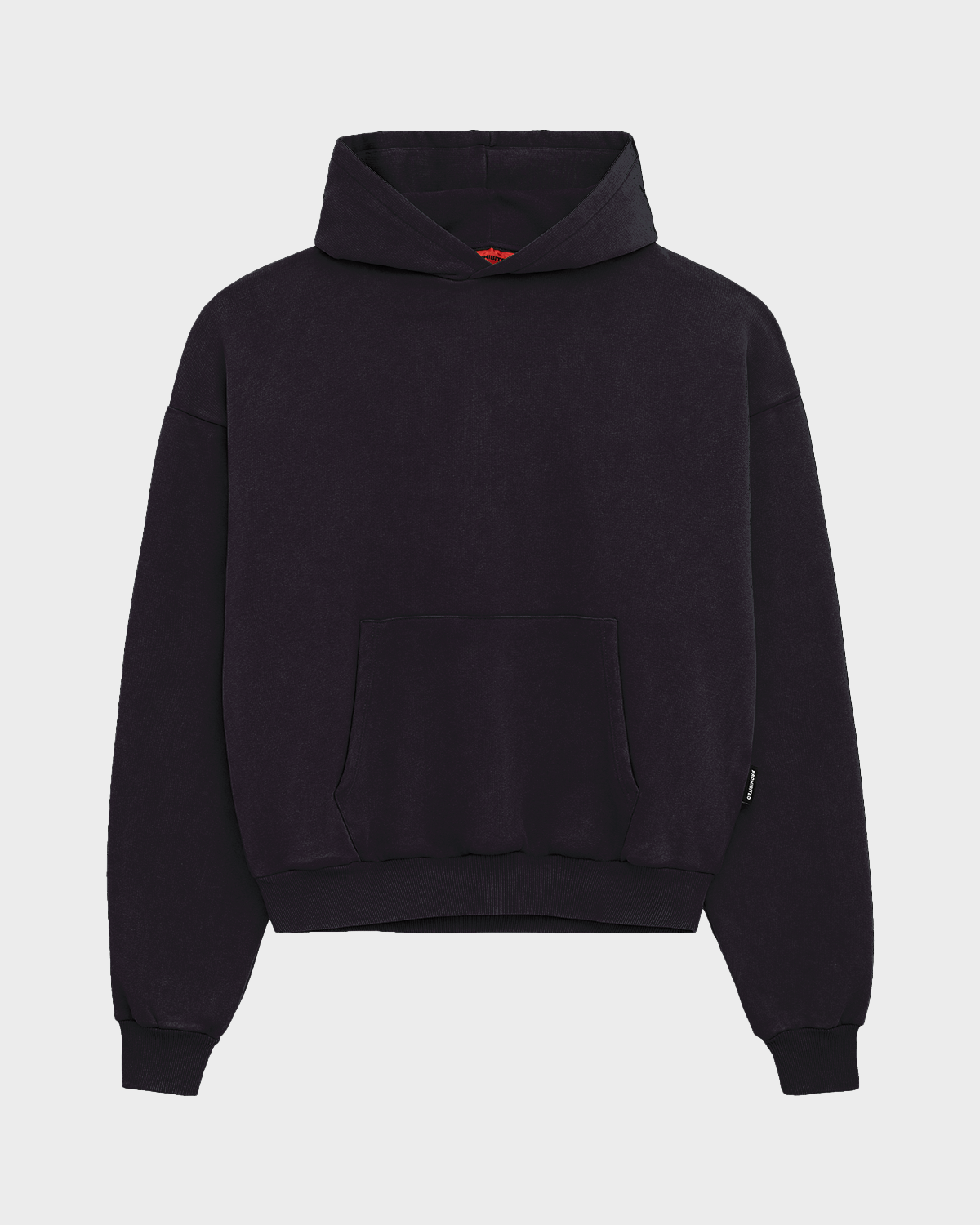 Heavy Oversized Hoodie Dark Grey Prohibited