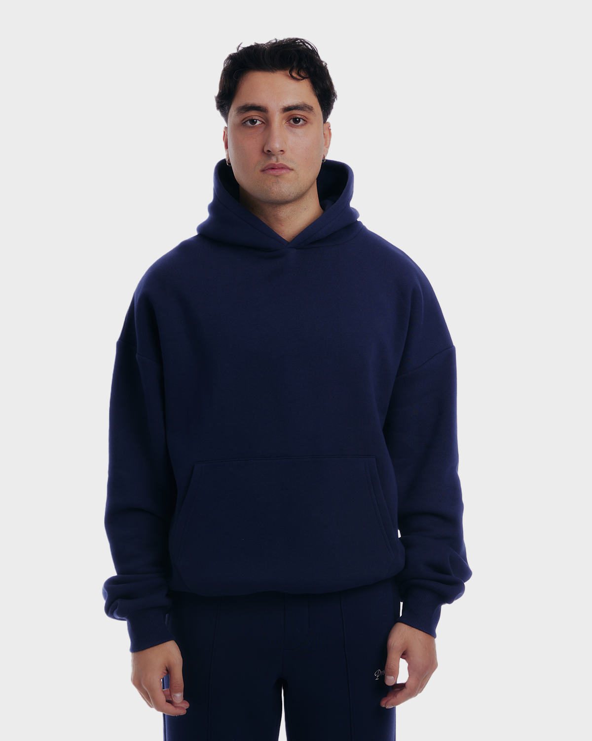 Oversized Hoodie Navy Prohibited