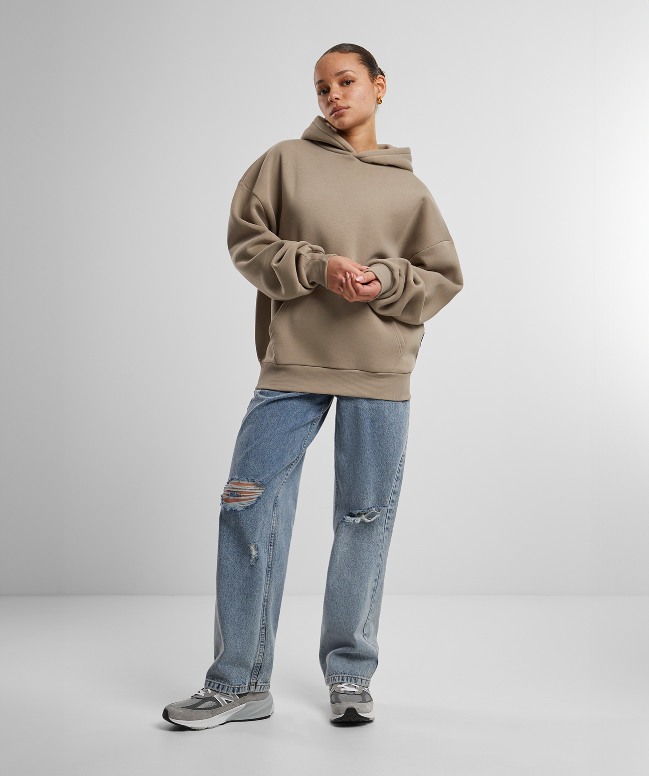 Oversized Hoodie Sand Prohibited
